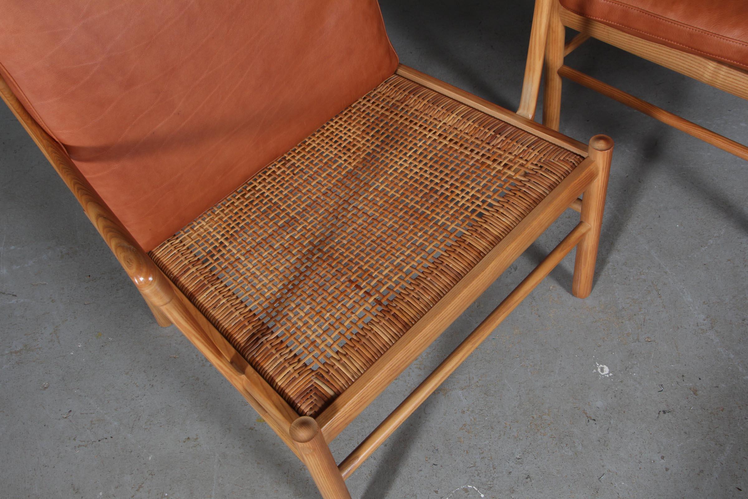 Mid-20th Century Ole Wanscher Colonial Chairs