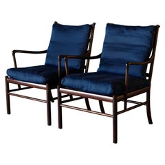 Ole Wanscher "Colonial" Chairs in Mahogany, a Pair