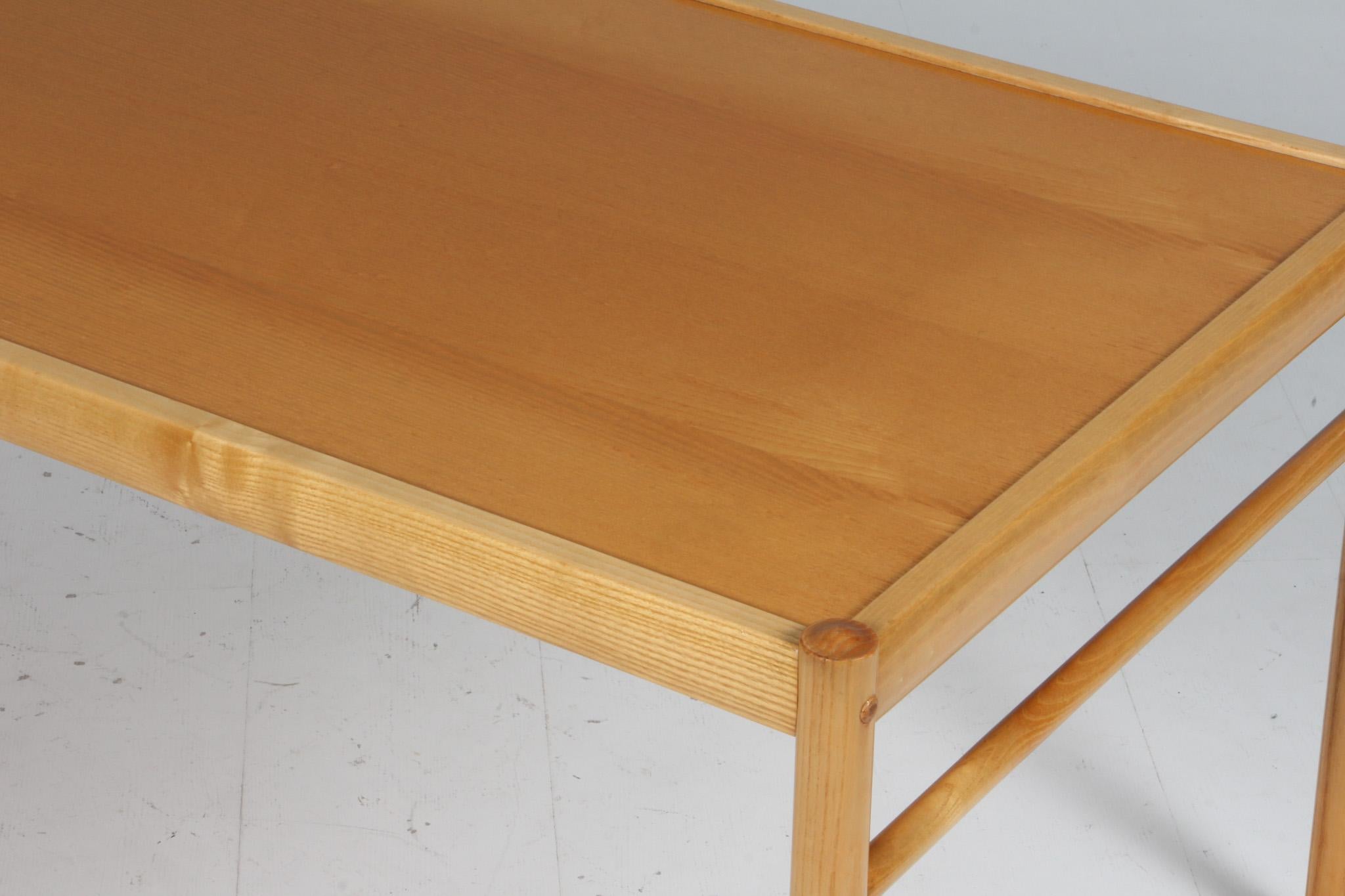 Danish Ole Wanscher Colonial coffee table in ash For Sale