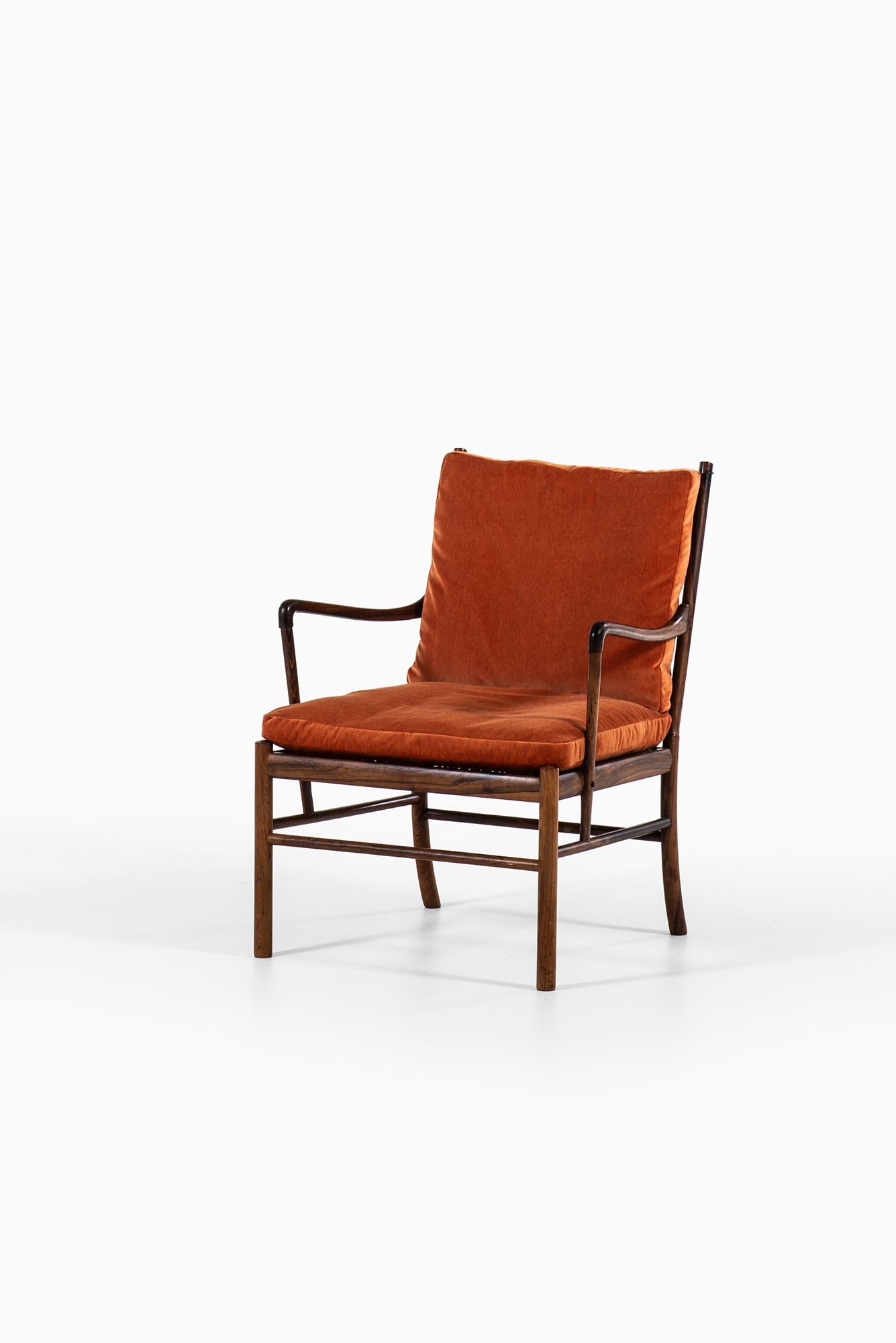 Ole Wanscher Colonial Easy Chairs in Rosewood by P. Jeppesens Møbelfabrik 7