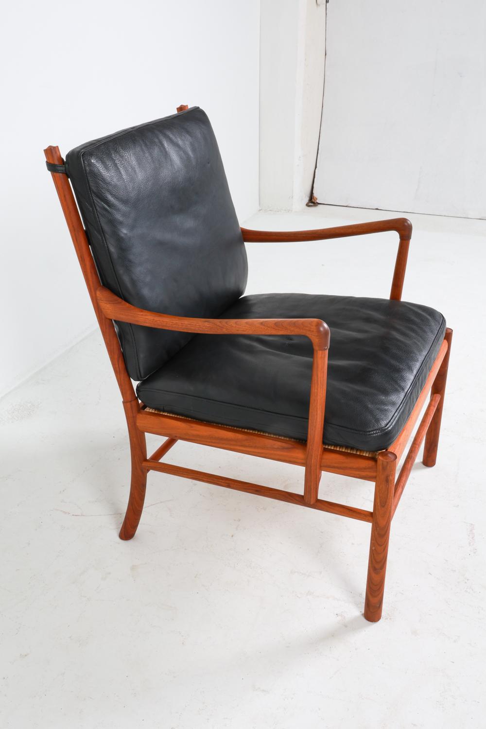 Ole Wanscher Colonial Rosewood & Leather Lounge Chair C.1960's For Sale 6