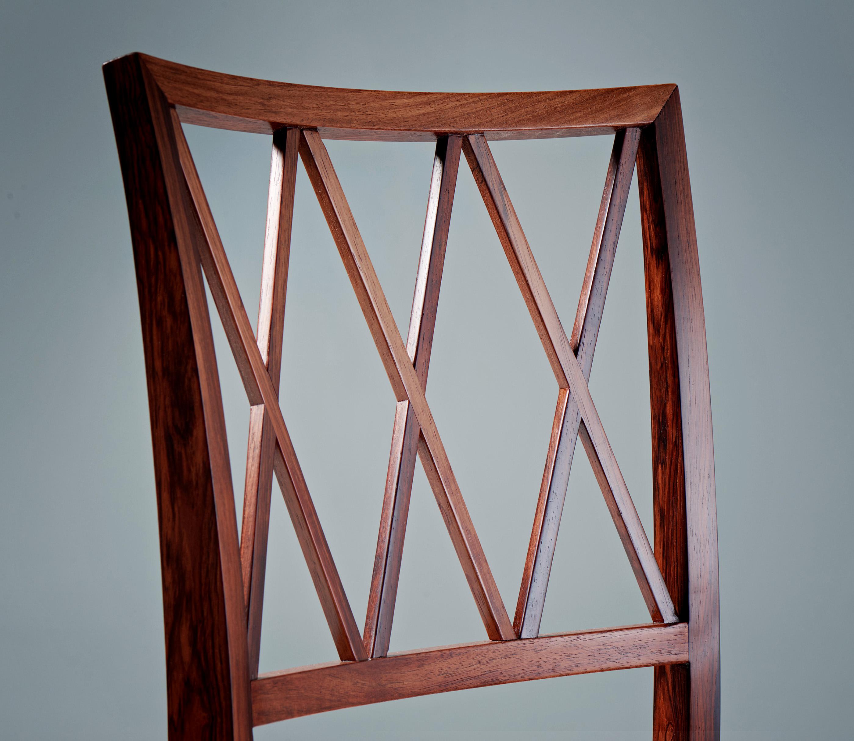 Ole Wanscher Chaise d'appoint danoise en palissandre des années 1950 Excellent état - En vente à London, England