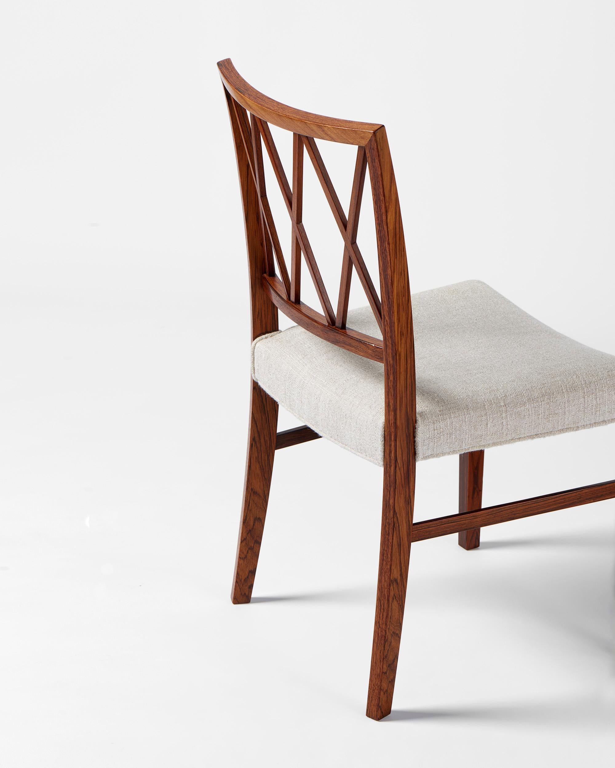 Ole Wanscher Danish 1950s Rosewood Occasional Chair For Sale 3