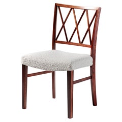 Sedia occasionale in legno di palissandro Ole Wanscher, Danimarca, anni '50