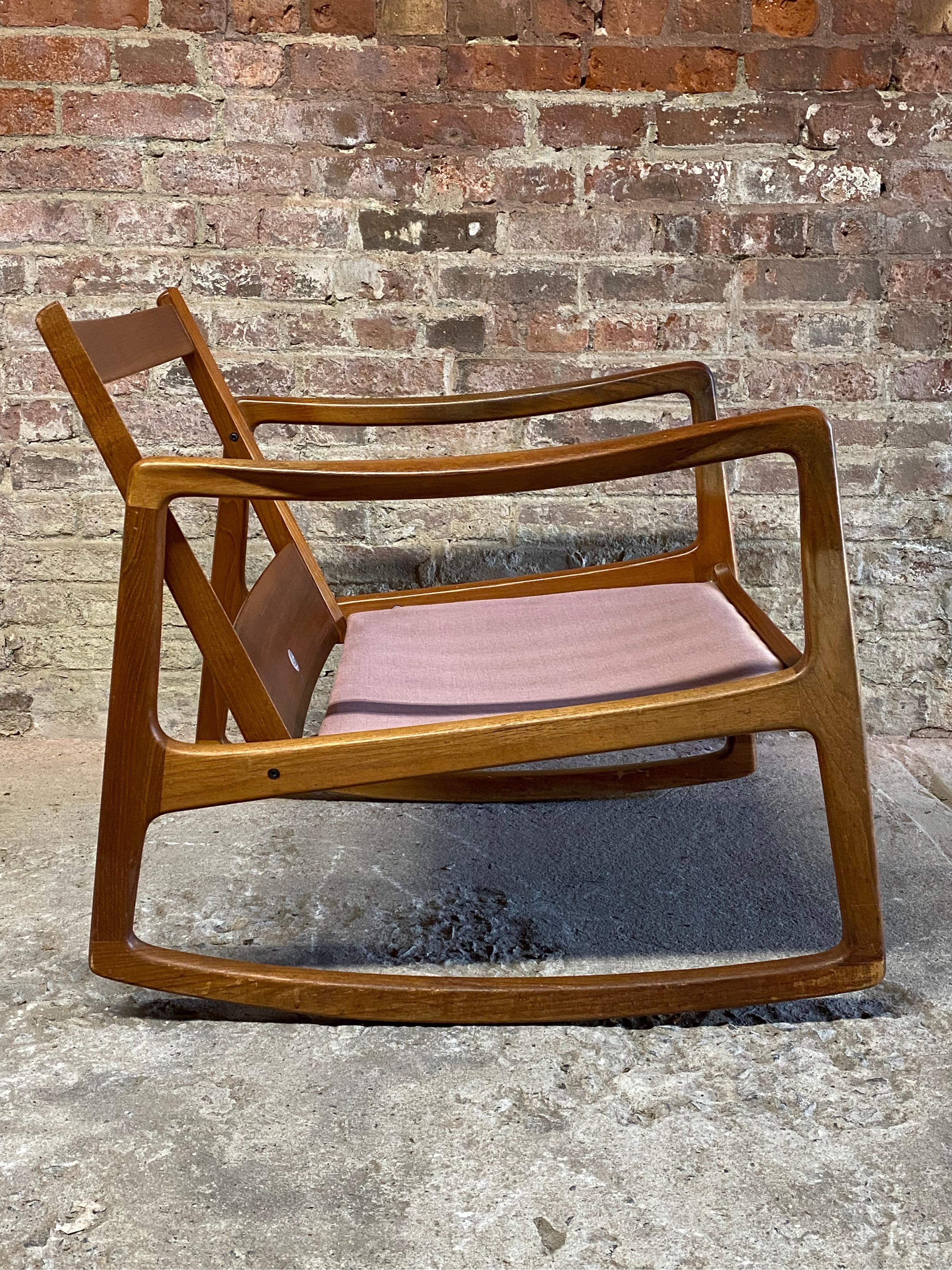 Ole Wanscher Danish Modern Model 120 Rocking Chair 4