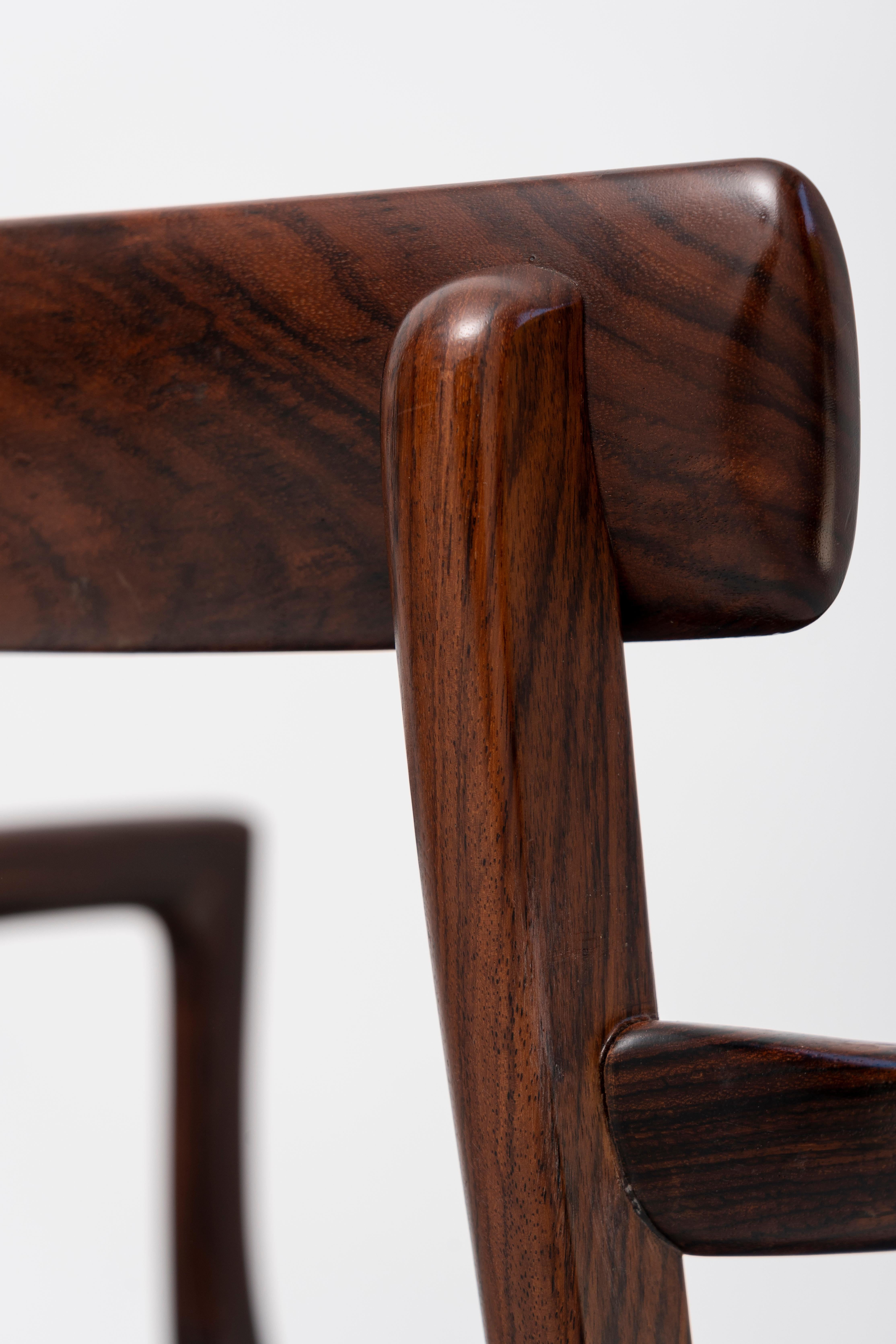 OLE WANSCHER (Denmark, 1903-1985) 8 chairs, model Rungstedlund, c. 1970. For Sale 2