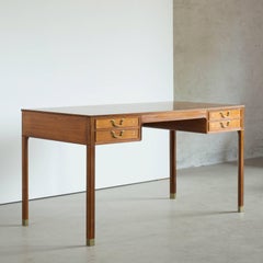 Ole Wanscher Schreibtisch aus Palisanderholz für A. J. Iversen