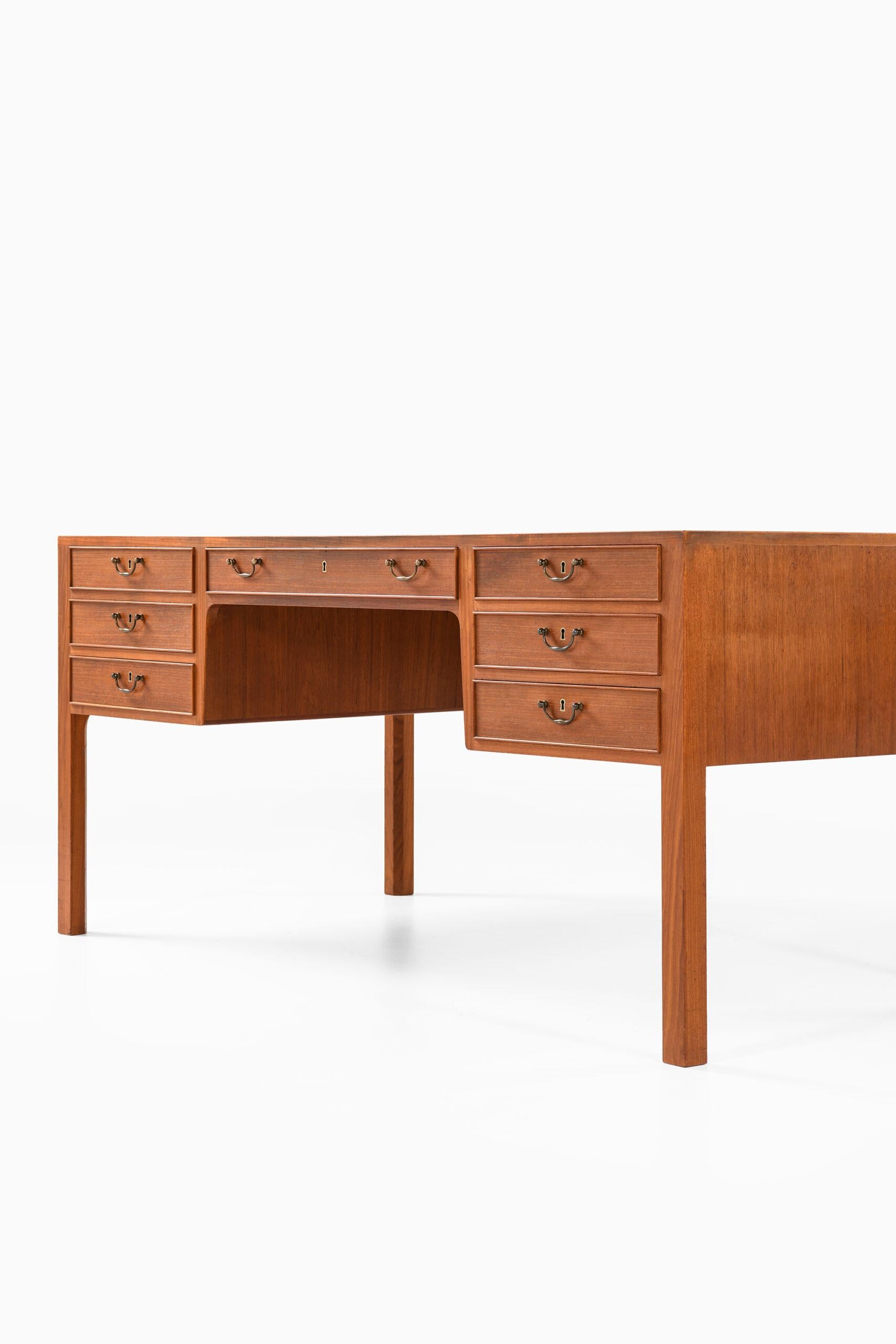 Ole Wanscher Desk Produced by Cabinetmaker A.J. Iversen in Denmark 1