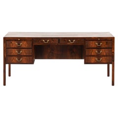 Ole Wanscher Desk Produced by Cabinetmaker A.J. Iversen in Denmark