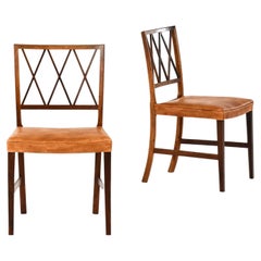 Ole Wanscher Dining Chairs Produced by Cabinetmaker A.J. Iversen