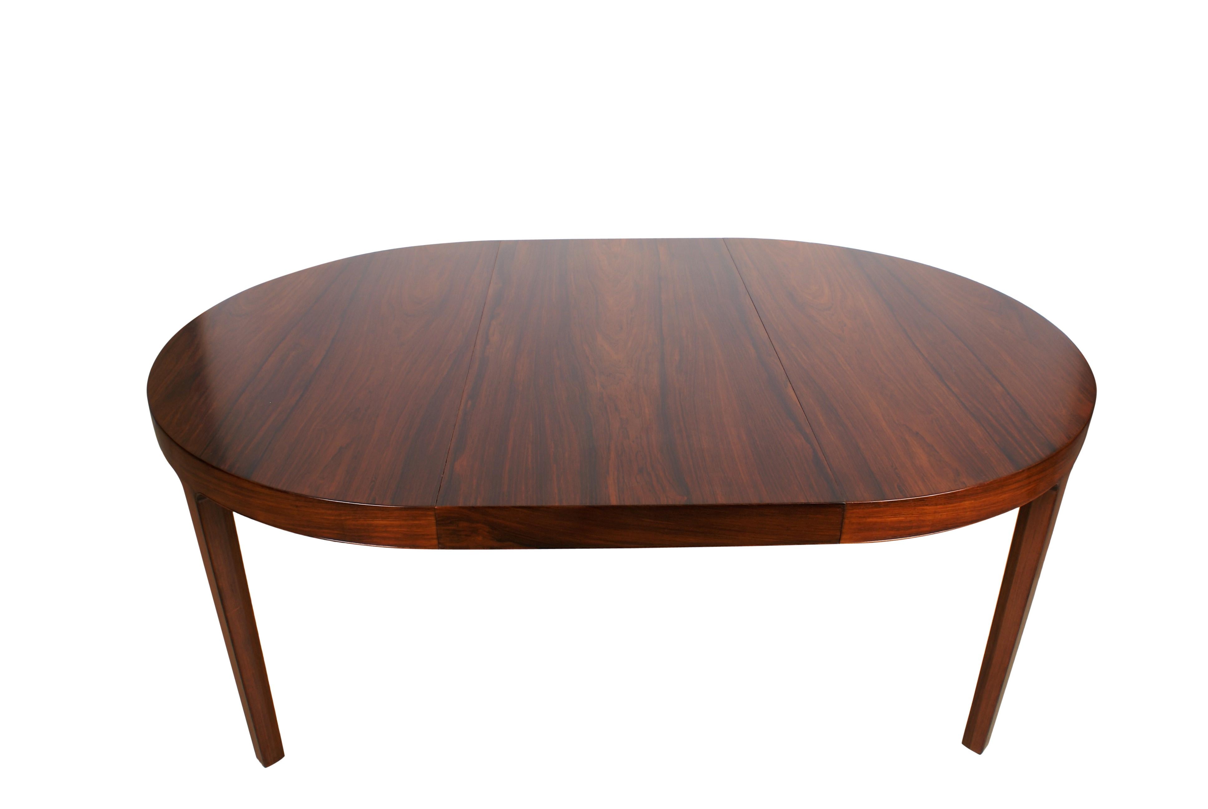 Ole Wanscher Dining Table in Rosewood by Cabinetmaker A.J. Iversen, 1942 7