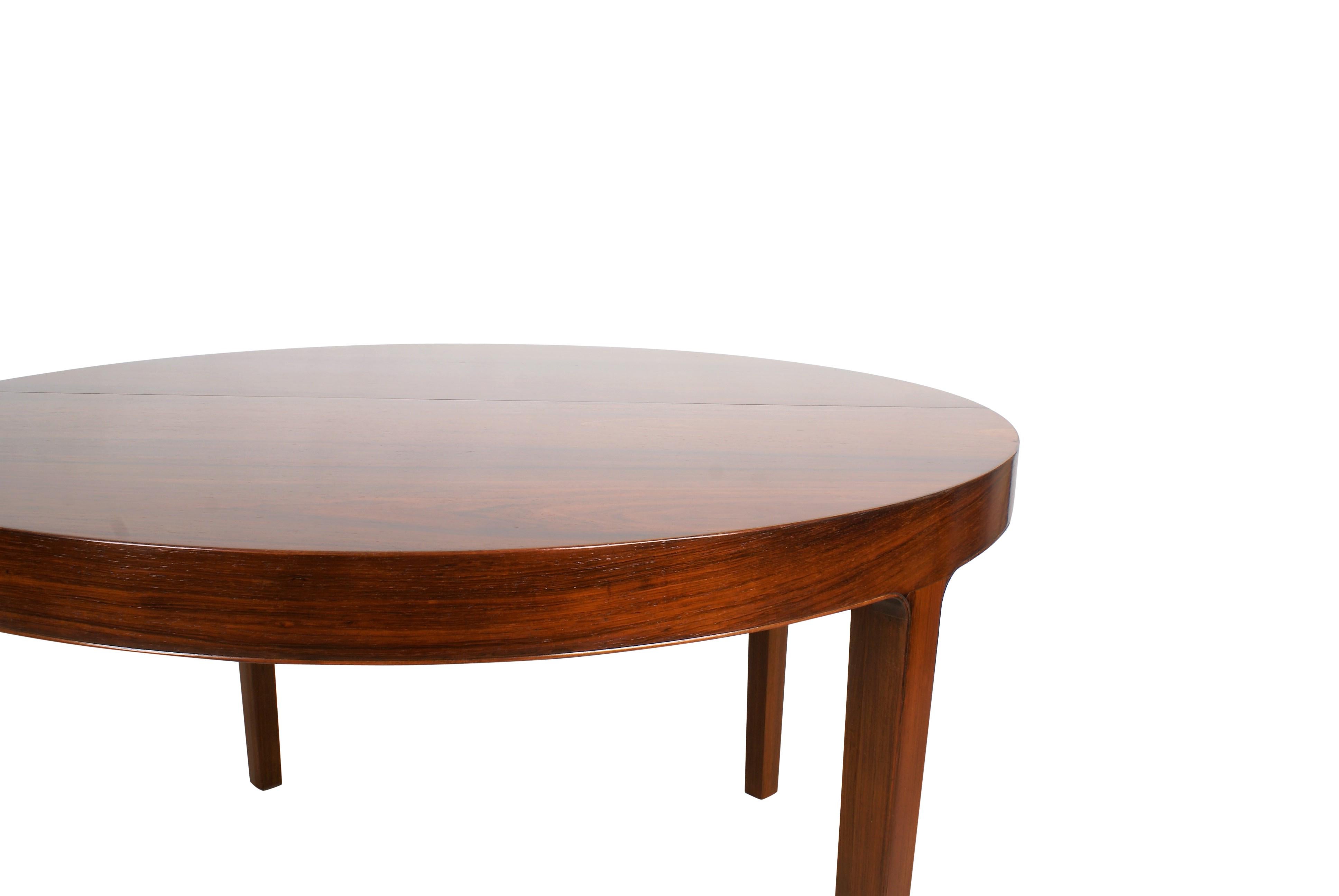 Ole Wanscher Dining Table in Rosewood by Cabinetmaker A.J. Iversen, 1942 1