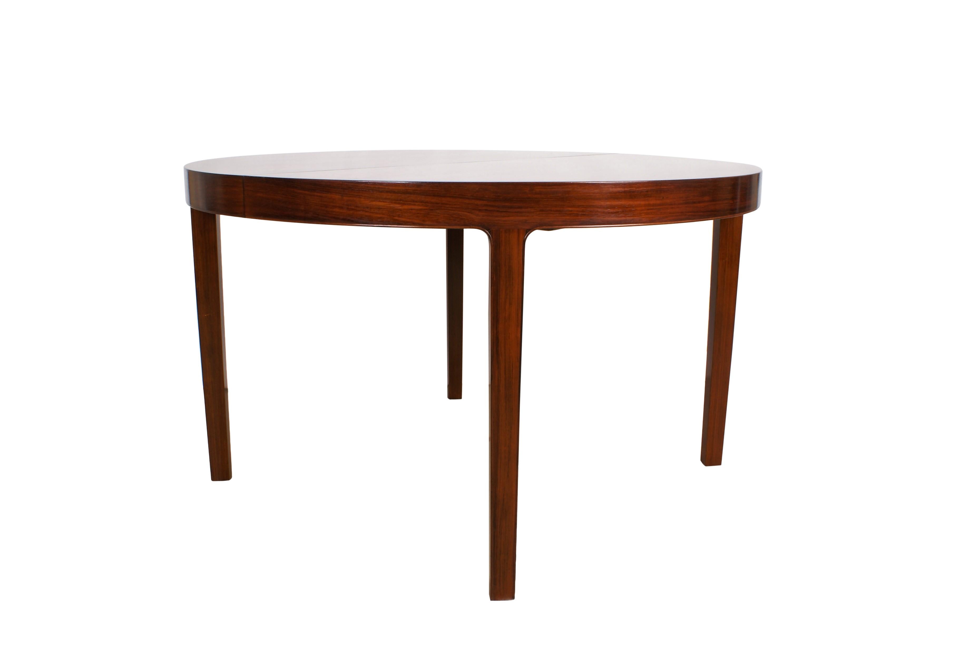 Ole Wanscher Dining Table in Rosewood by Cabinetmaker A.J. Iversen, 1942 2