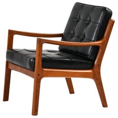 Fauteuil Ole Wanscher modèle 116 / Senator Produit par France & Son au Danemark