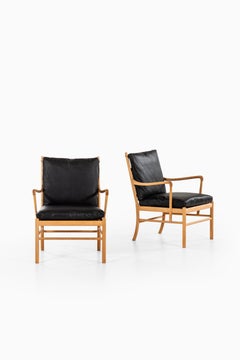 Ole Wanscher Easy Chairs/Armchairs PJ-149/Colonial by P. Jeppesen Møbelfabrik