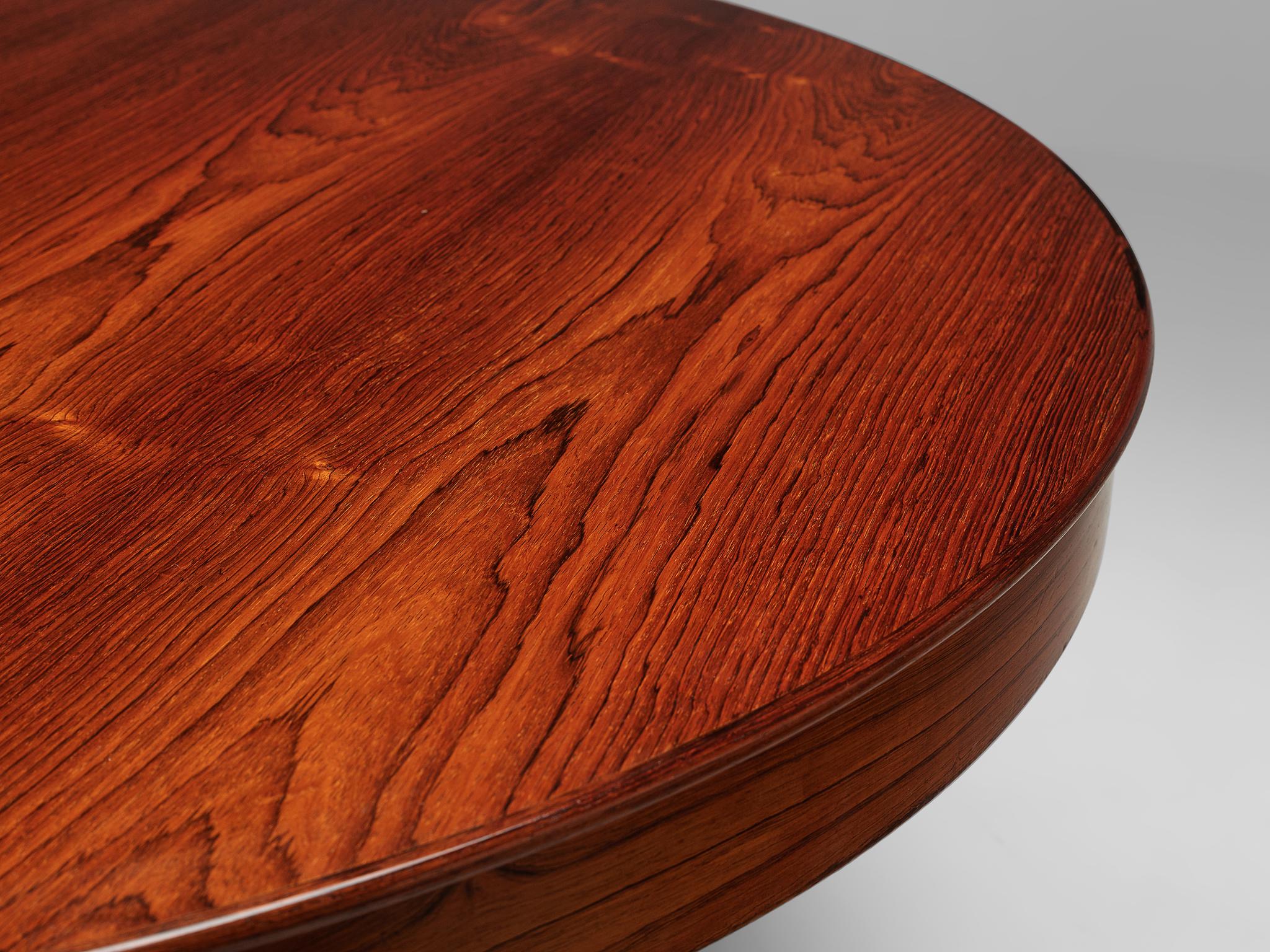 Ole Wanscher Extendable Oval Dining Table in Rosewood 3