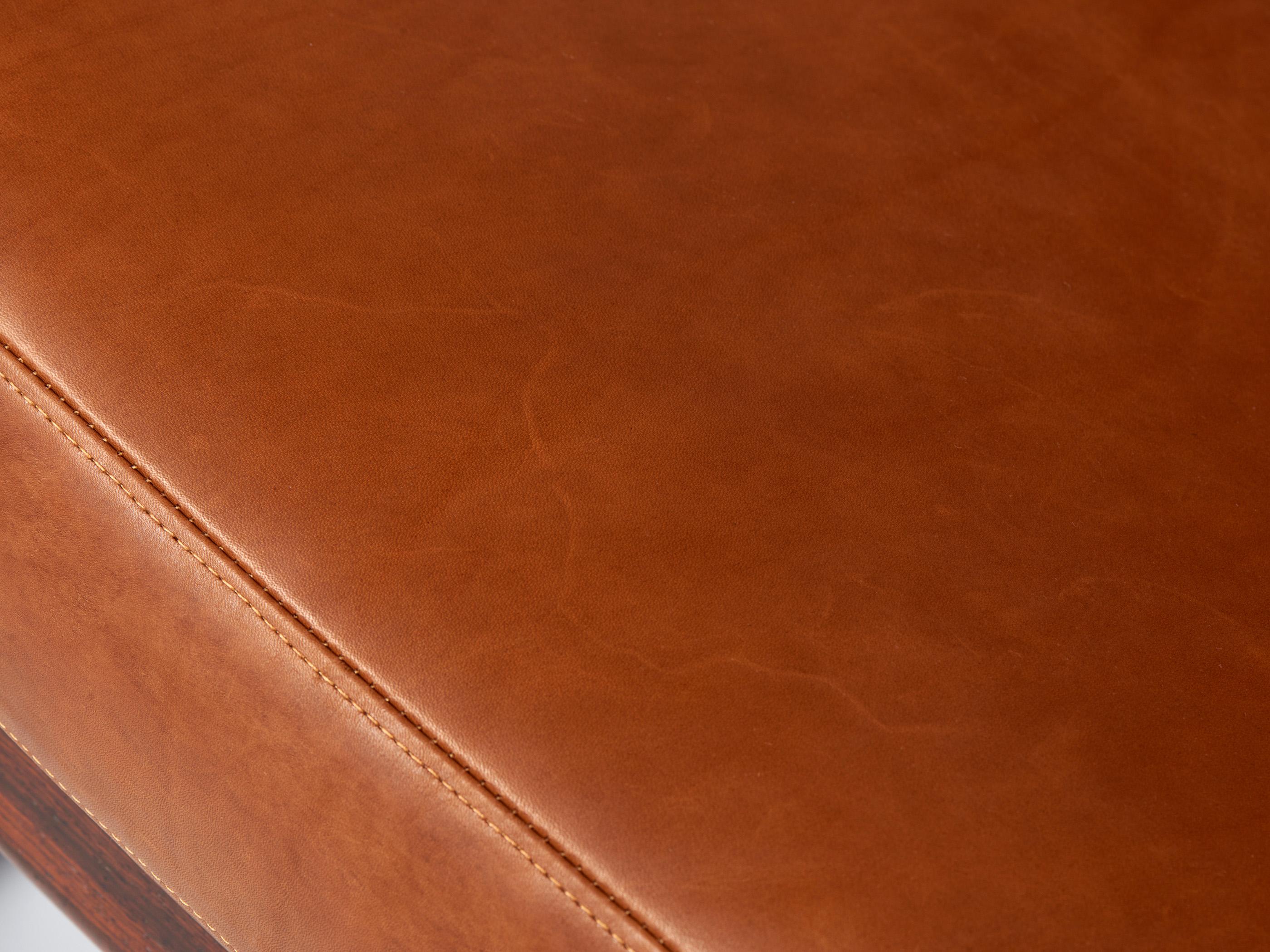 Ole Wanscher FD-160 Rosewood & Leather Rocking Chair, 1960s For Sale 2