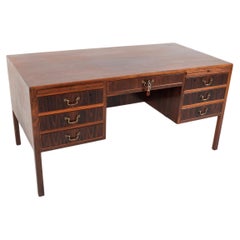 Ole Wanscher for AJ Iversen Rosewood Writing Desk, C.1950's