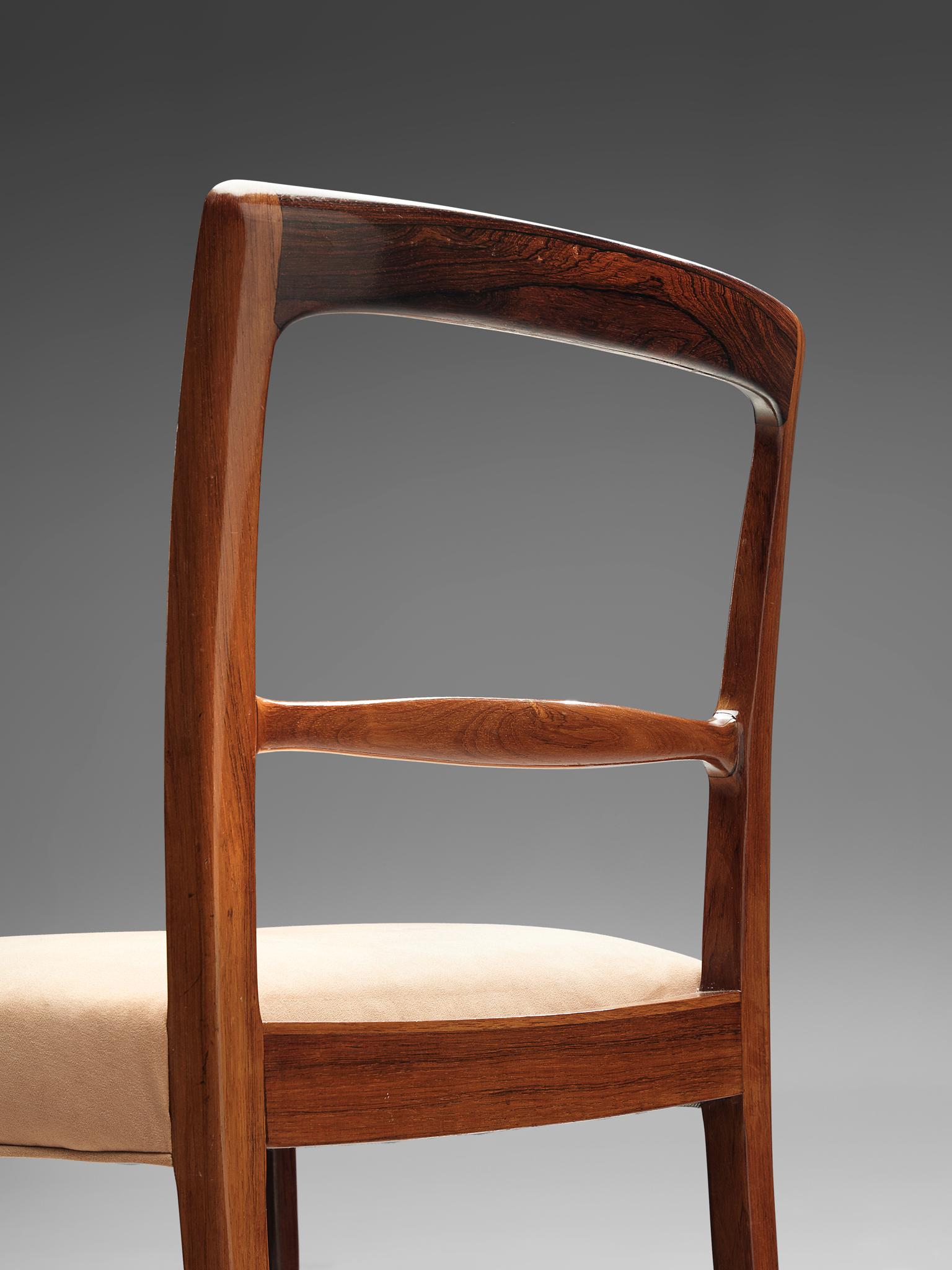 Scandinavian Modern Ole Wanscher for AJ Iversen Set of Eight 'Forum' Chairs