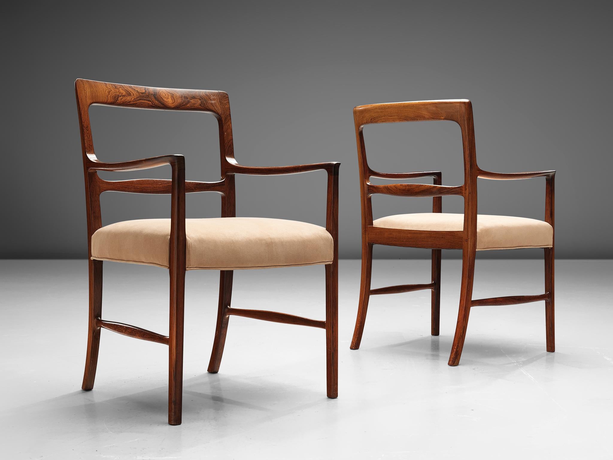 Danish Ole Wanscher for AJ Iversen Set of Eight 'Forum' Chairs