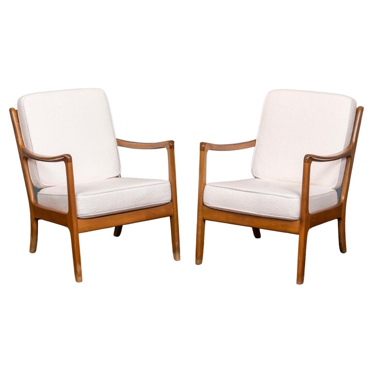 Ole Wanscher for France and Daverkosen Lounge Chairs For Sale