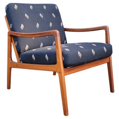 Ole Wanscher for France & Son Teak Danish Modern Lounge Chair