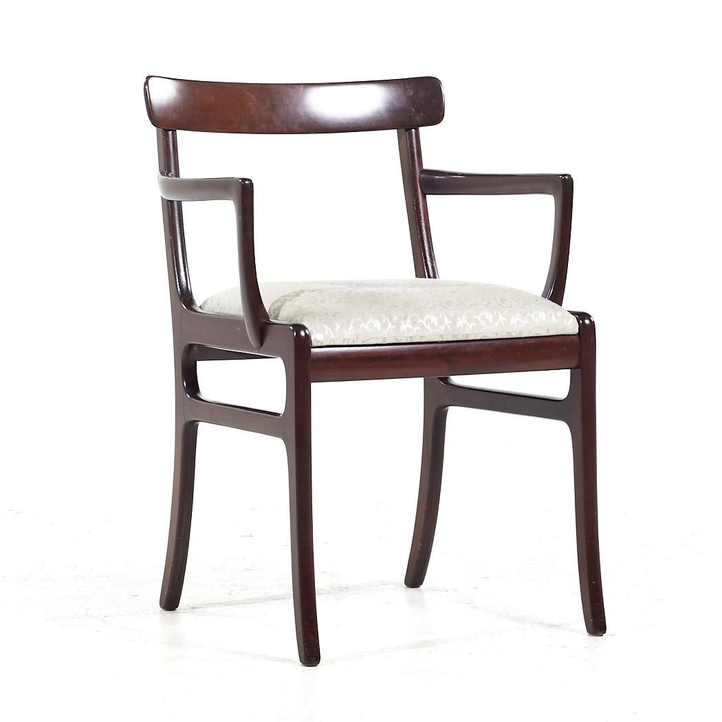 Ole Wanscher for PJ Furniture MCM Danish Rosewood Dining Chairs - Set of 6 For Sale 5