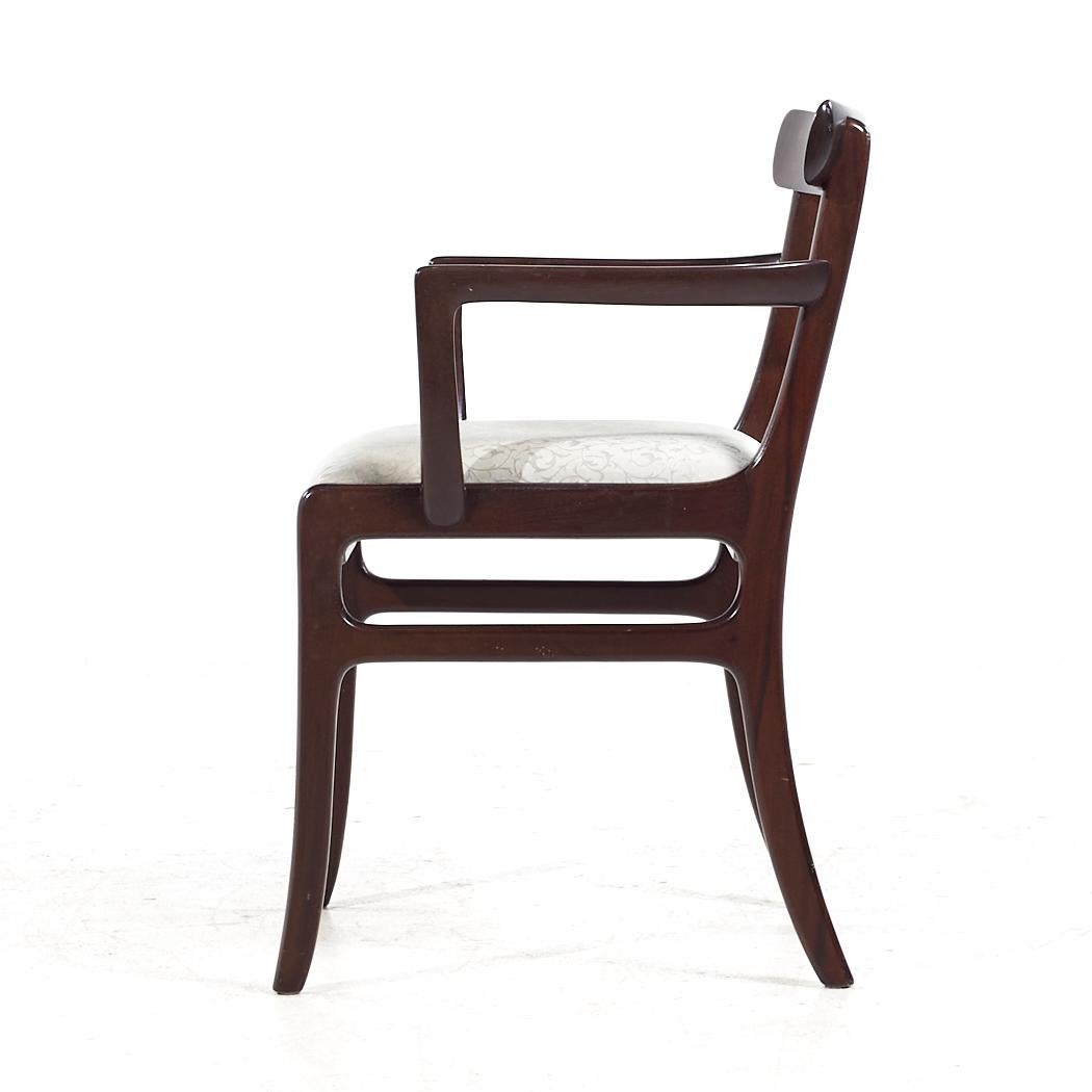 Ole Wanscher for PJ Furniture MCM Danish Rosewood Dining Chairs - Set of 6 For Sale 10
