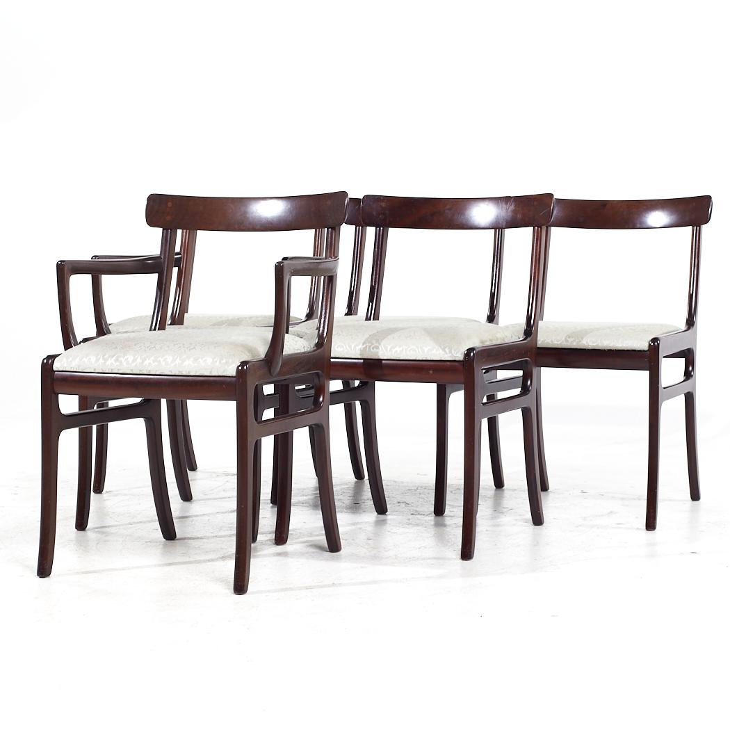 Ole Wanscher für PJ Furniture MCM Dänische Esszimmerstühle aus Rosenholz - 6er-Set (Moderne der Mitte des Jahrhunderts) im Angebot