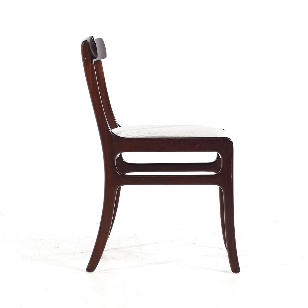 Ole Wanscher for PJ Furniture MCM Danish Rosewood Dining Chairs - Set of 6 For Sale 1