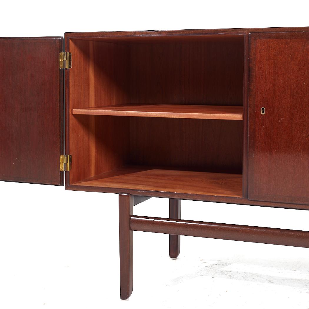 Ole Wanscher for PJ Furniture Mid Century Danish Rosewood Credenza For Sale 2
