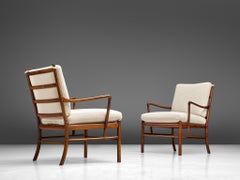 Ole Wanscher for Poul Jeppesen Pair of 'Colonial' Armchairs