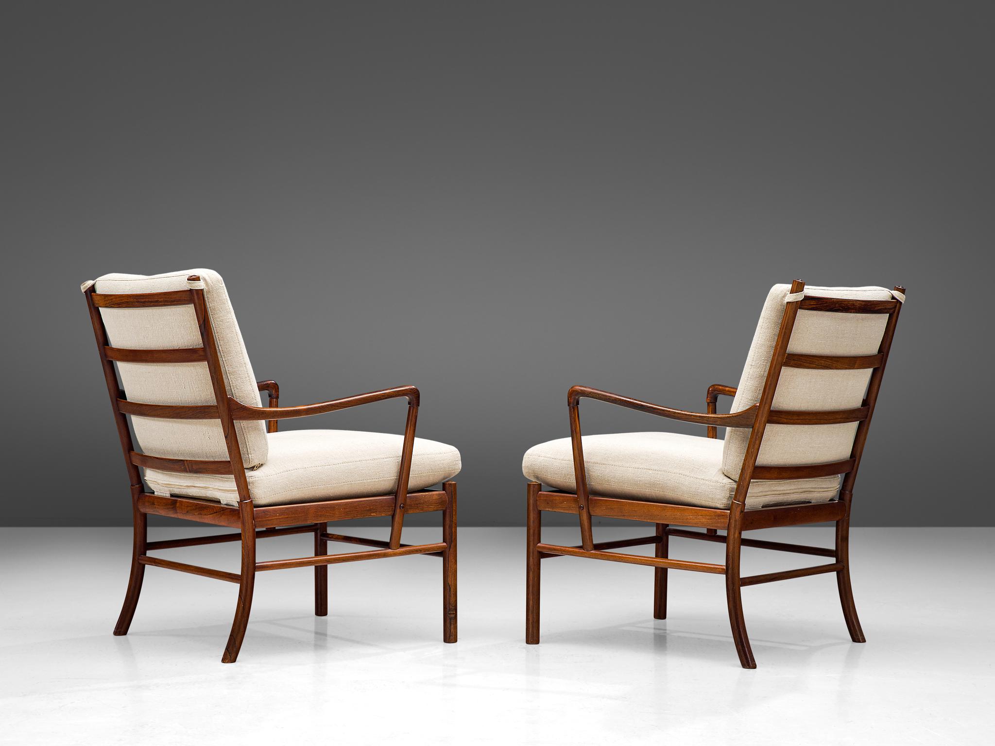 Ole Wanscher for Poul Jeppesen Pair of 'Colonial' Armchairs 1