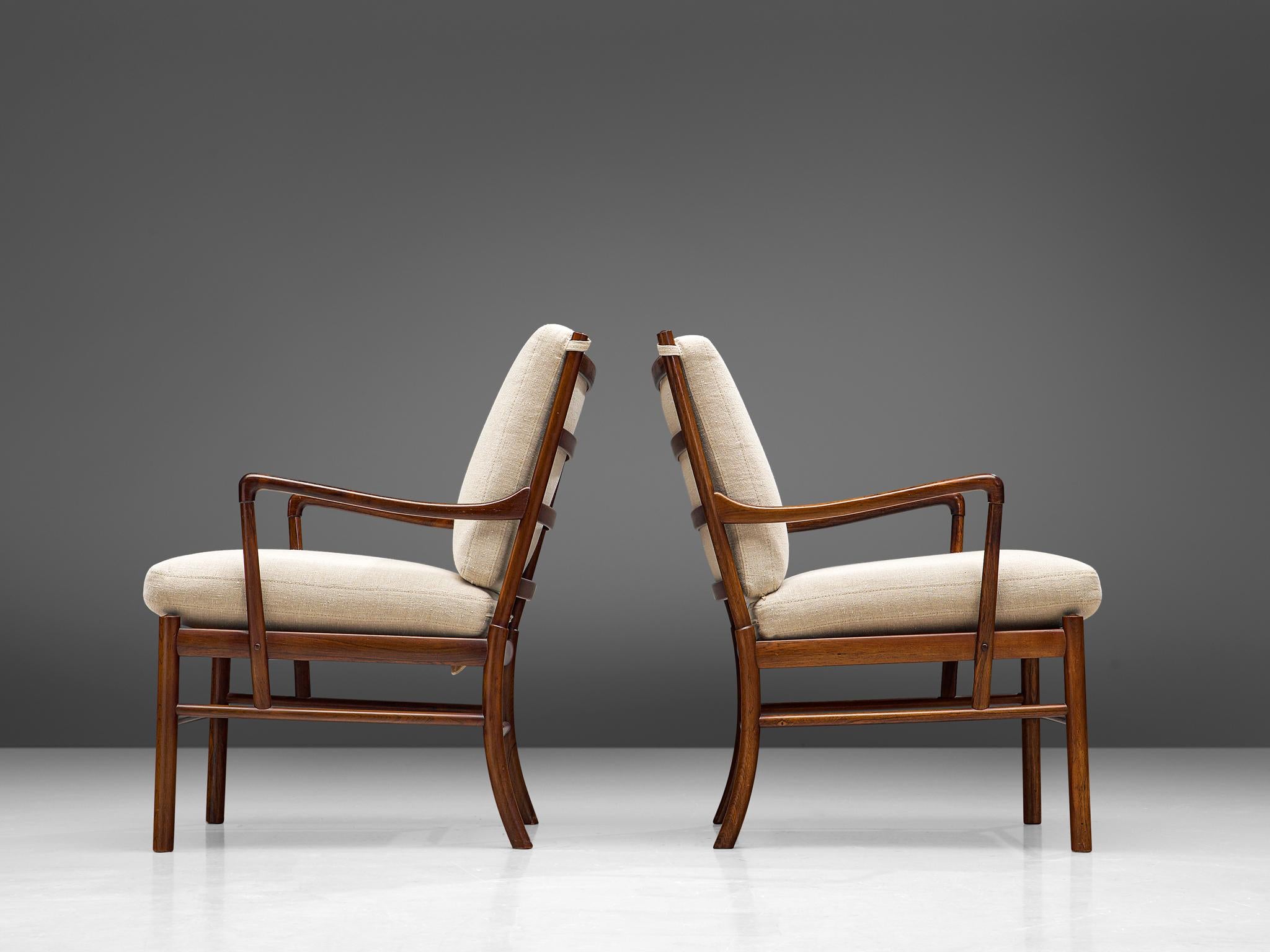 Ole Wanscher for Poul Jeppesen Pair of 'Colonial' Armchairs 2