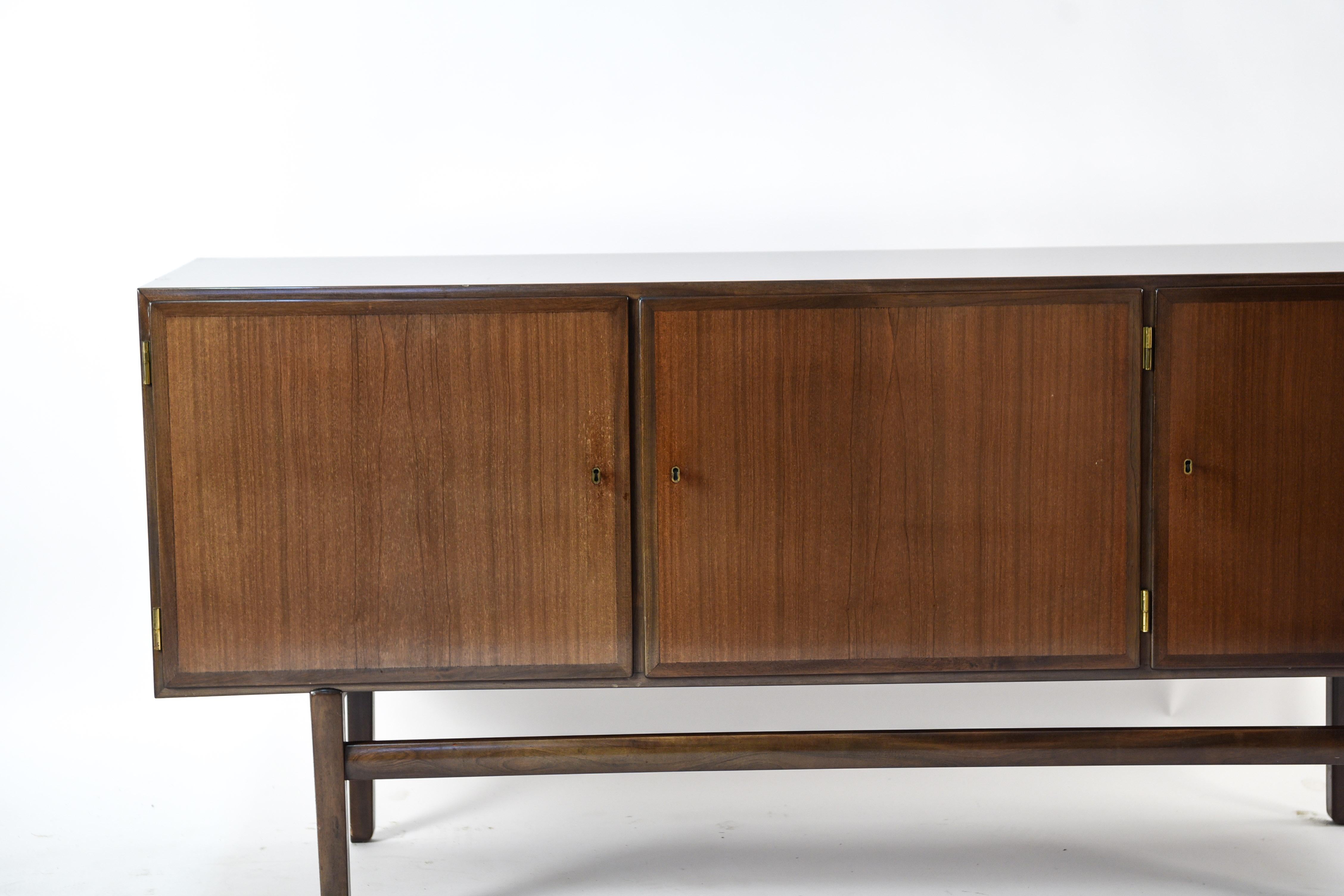 Mid-Century Modern Ole Wanscher for Poul Jeppesen Rungstedlund Mahogany Sideboard
