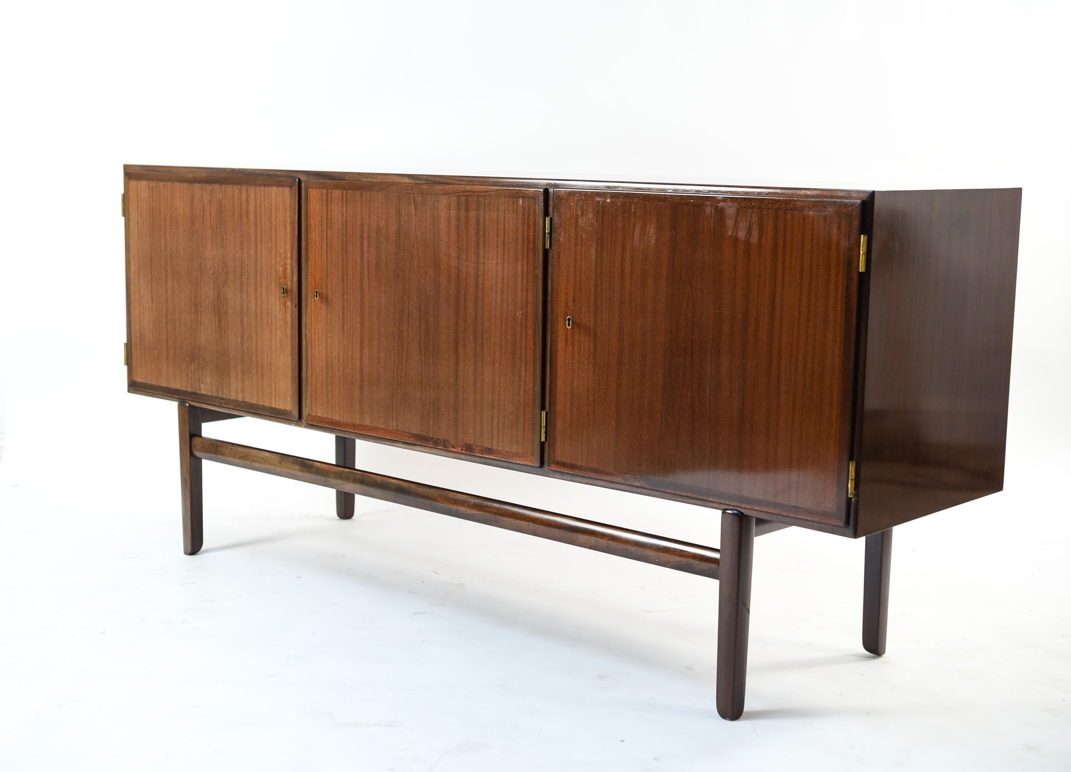 Ole Wanscher for Poul Jeppesen Rungstedlund Mahogany Sideboard 1