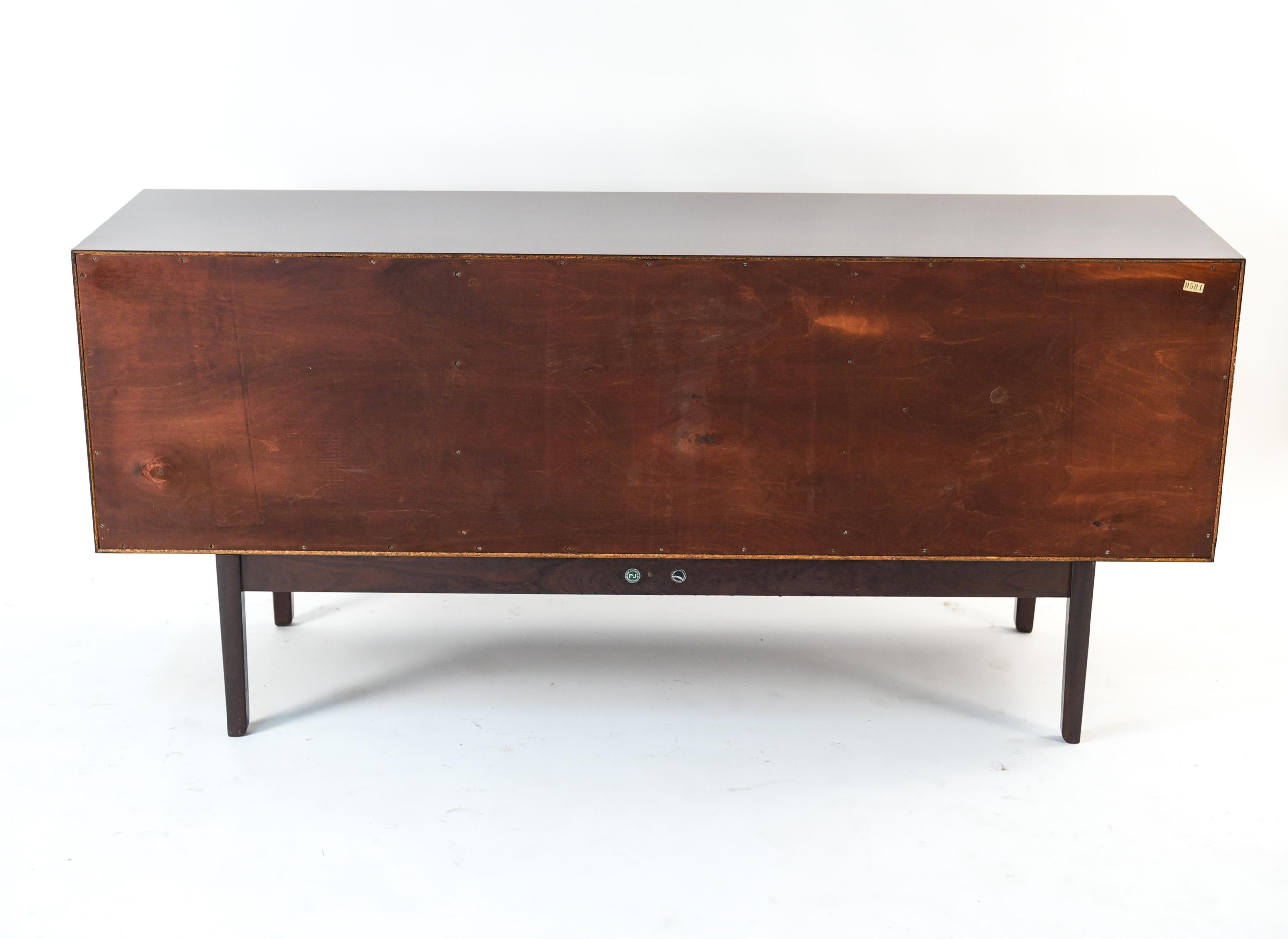 Ole Wanscher for Poul Jeppesen Rungstedlund Mahogany Sideboard 3