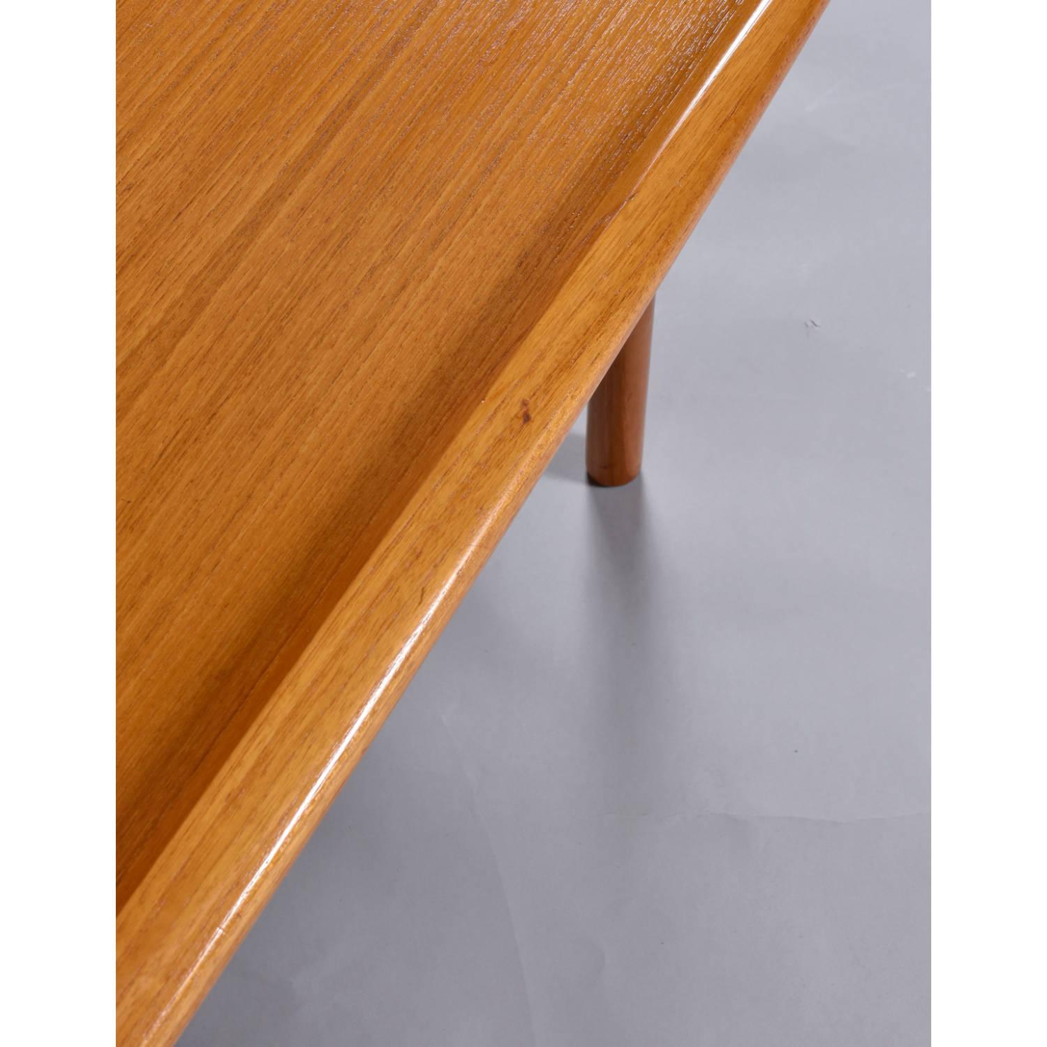 Teck Table basse surfboard danoise en teck Ole Wanscher pour Poul Jeppesens Mobelfabrik en vente