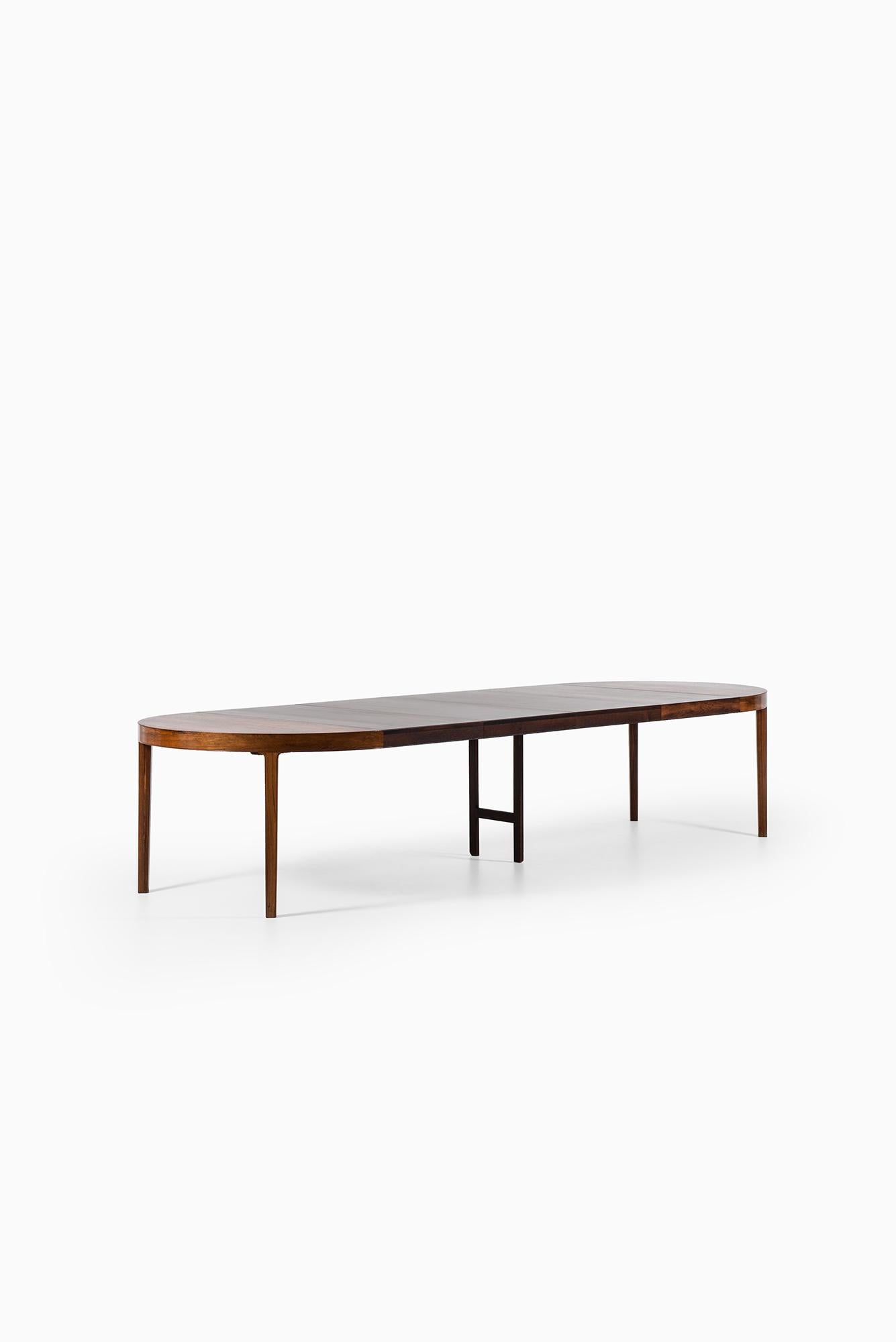 Ole Wanscher Large Dining Table by Cabinetmaker A.J. Iversen in Denmark 2