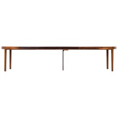 Ole Wanscher Large Dining Table by Cabinetmaker A.J. Iversen in Denmark