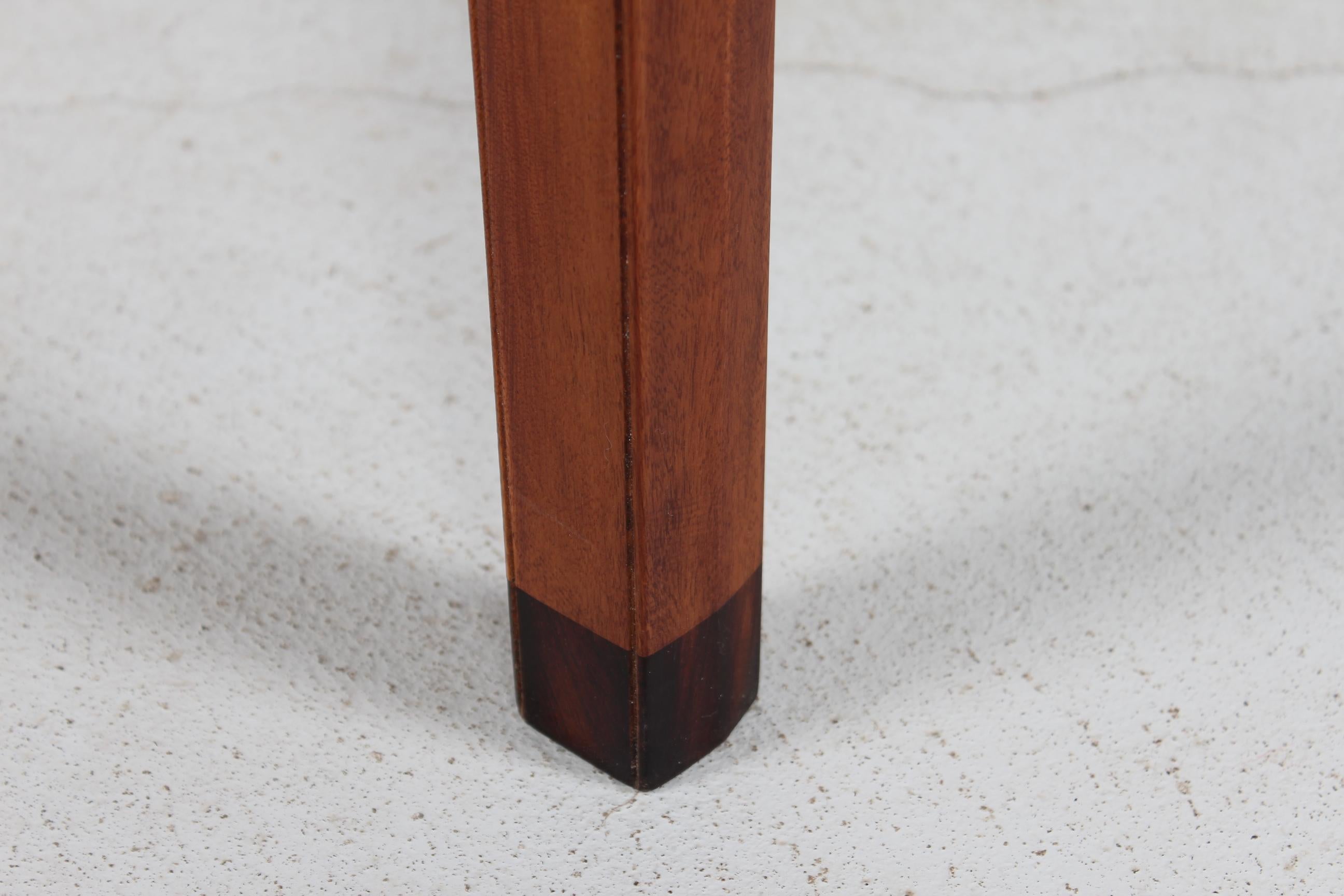 Mid-Century Modern Ole Wanscher Large Round Dining Table of Mahogany Made by A. J. Iversen Denmark For Sale