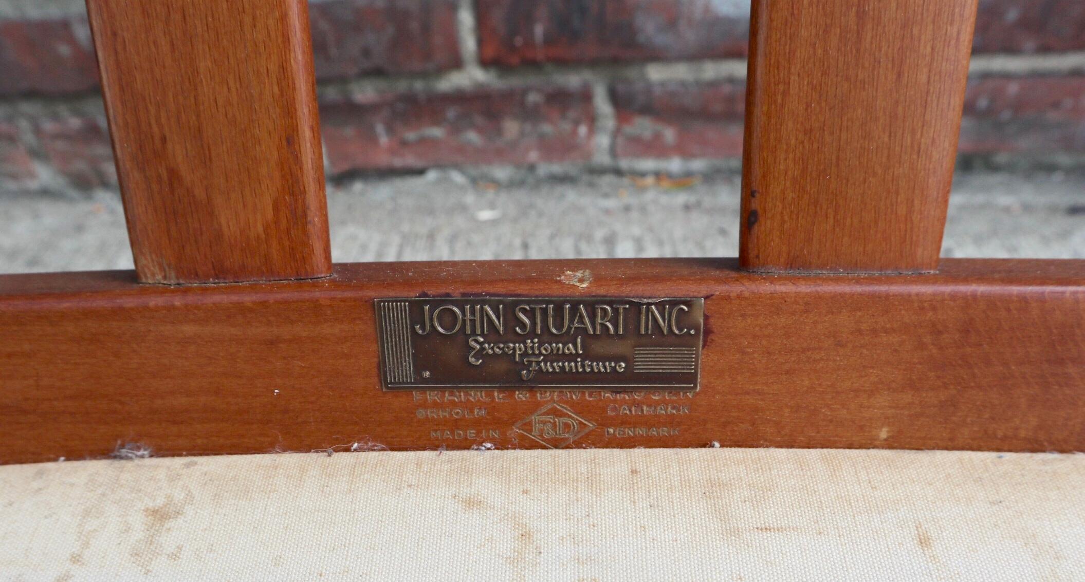 Ole Wanscher Lounge Chair and Ottoman for John Stuart 6