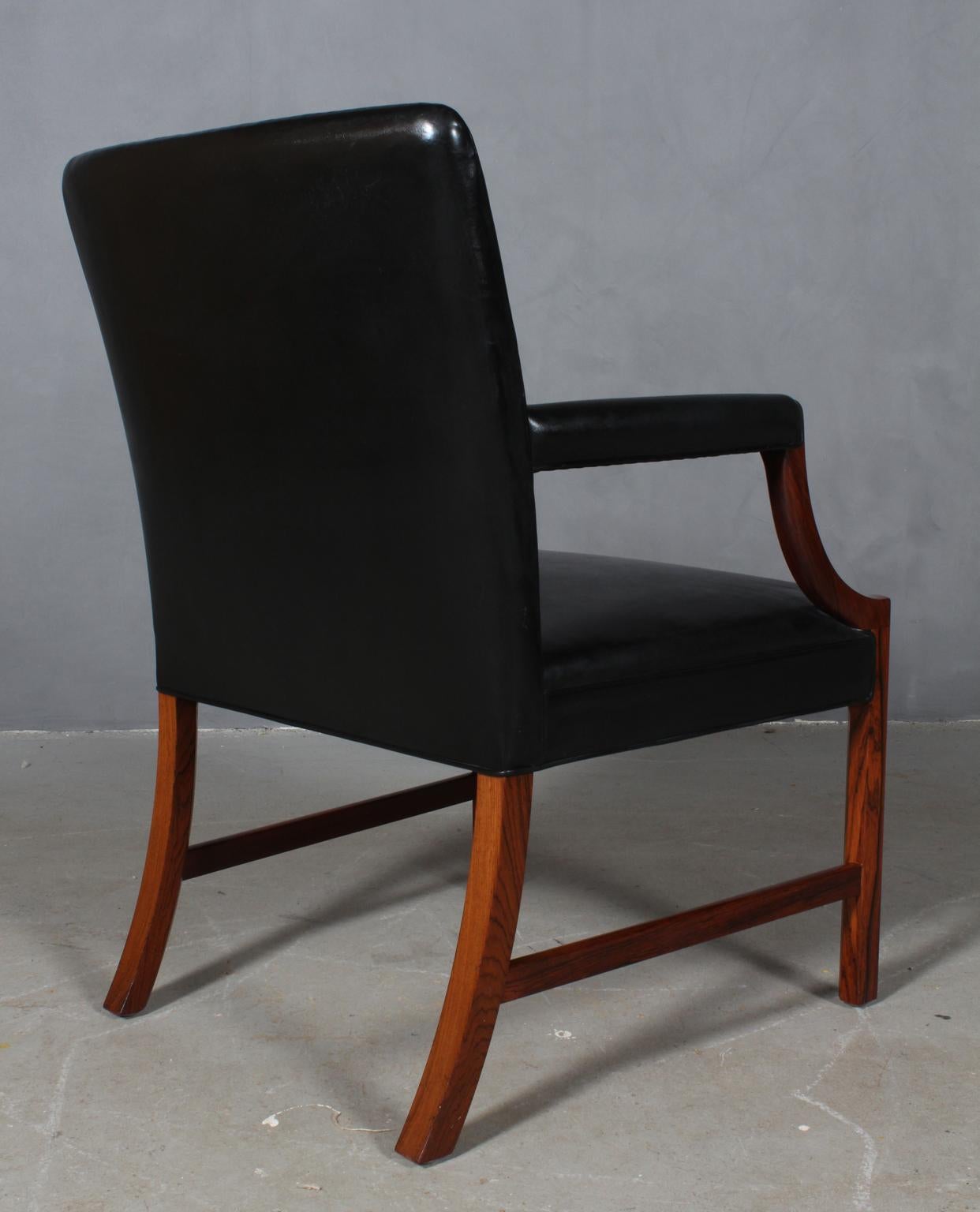 Ole Wanscher Lounge Chair, Brazilian Rosewood 2