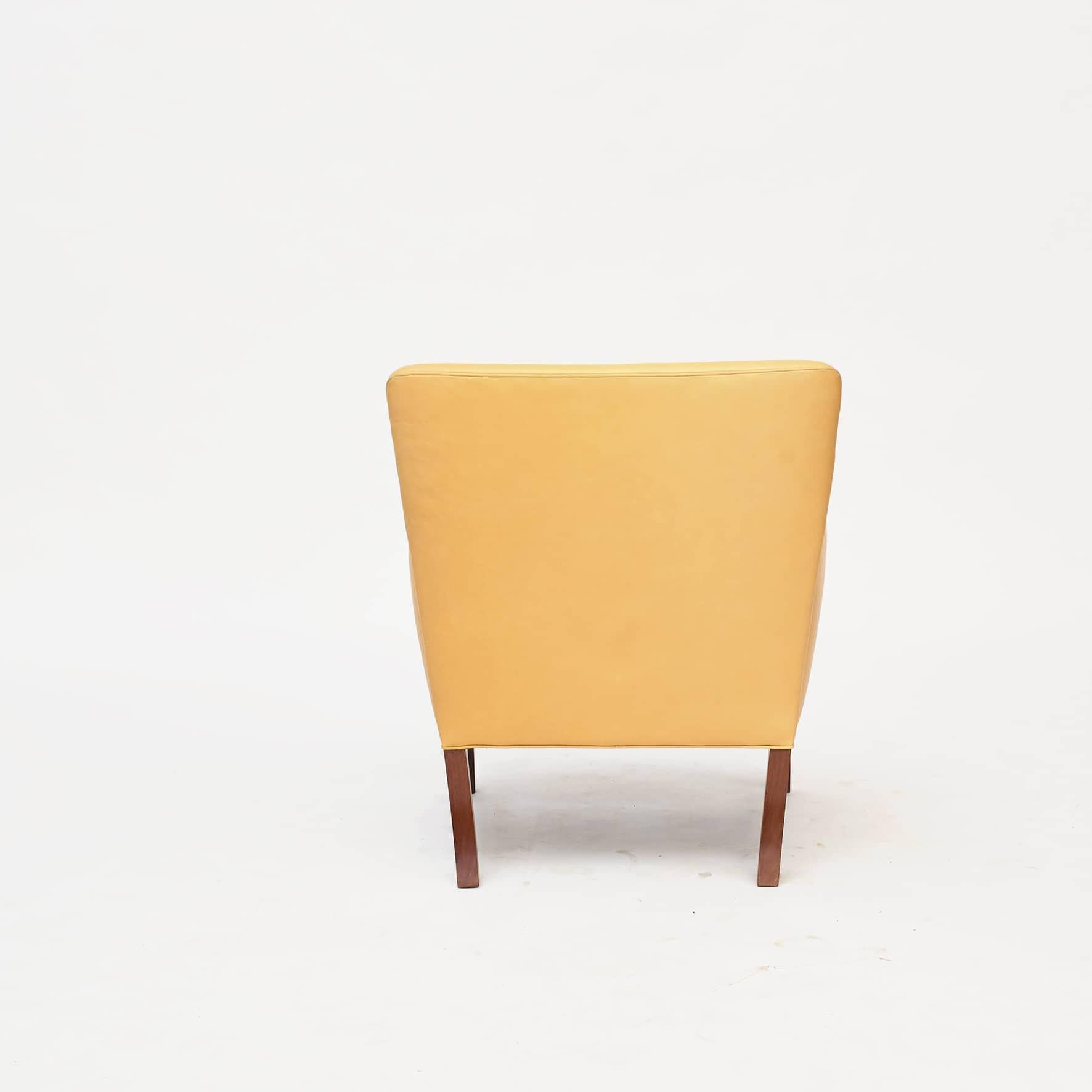 Danish Ole Wanscher Lounge /  Easy Chair for A.J. Iversen, 1960 For Sale