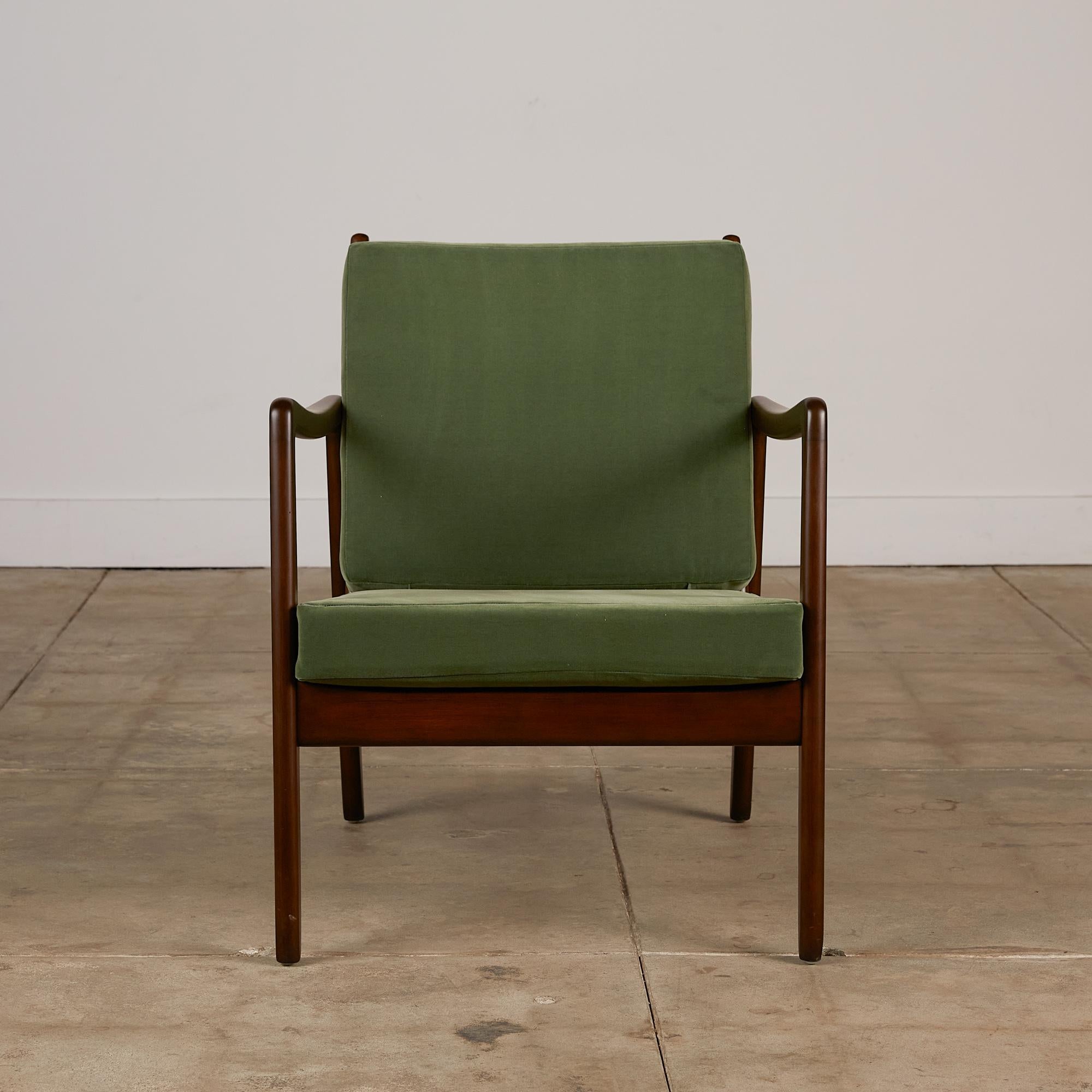 Mid-Century Modern Ole Wanscher Lounge Chair for France & Søn
