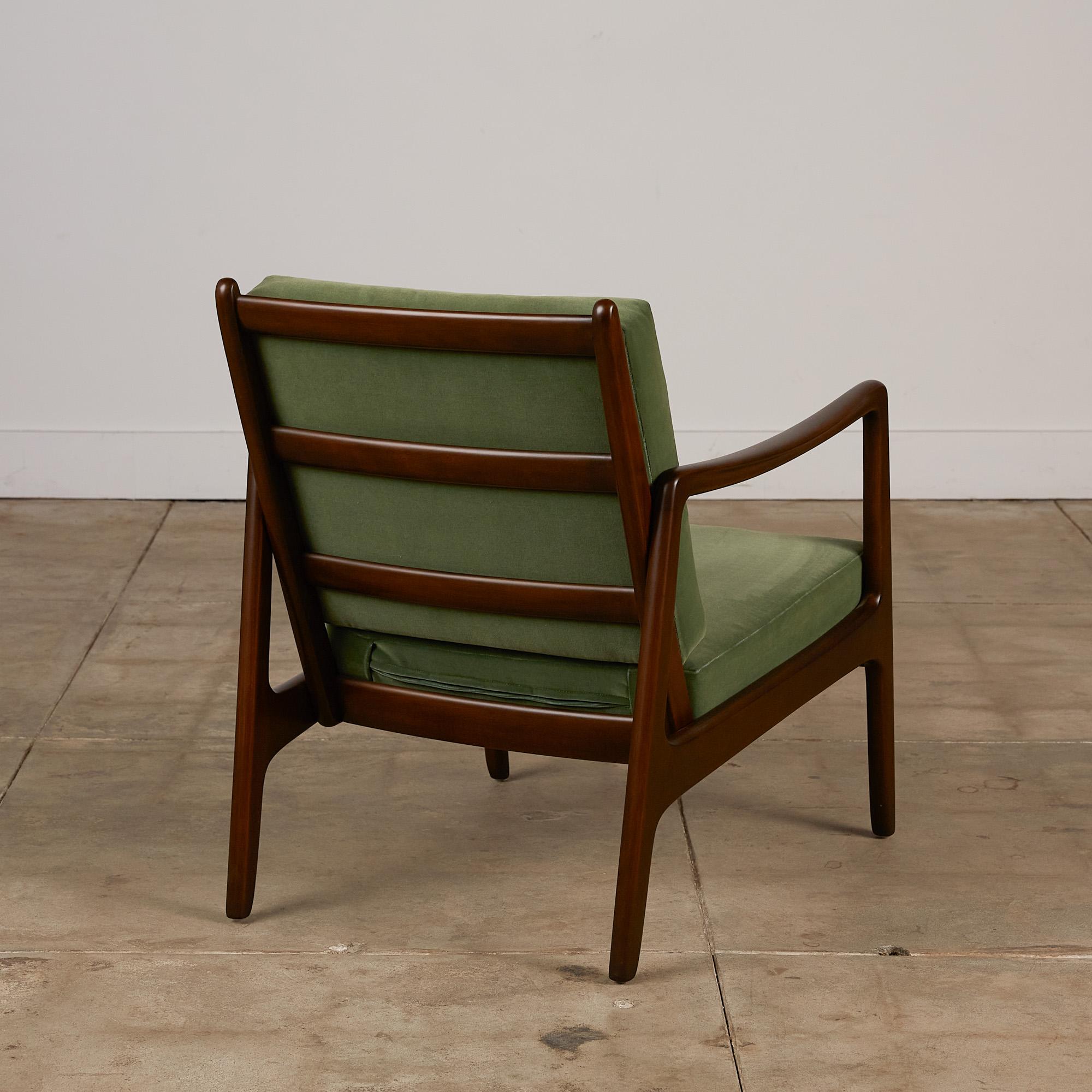 Mid-20th Century Ole Wanscher Lounge Chair for France & Søn
