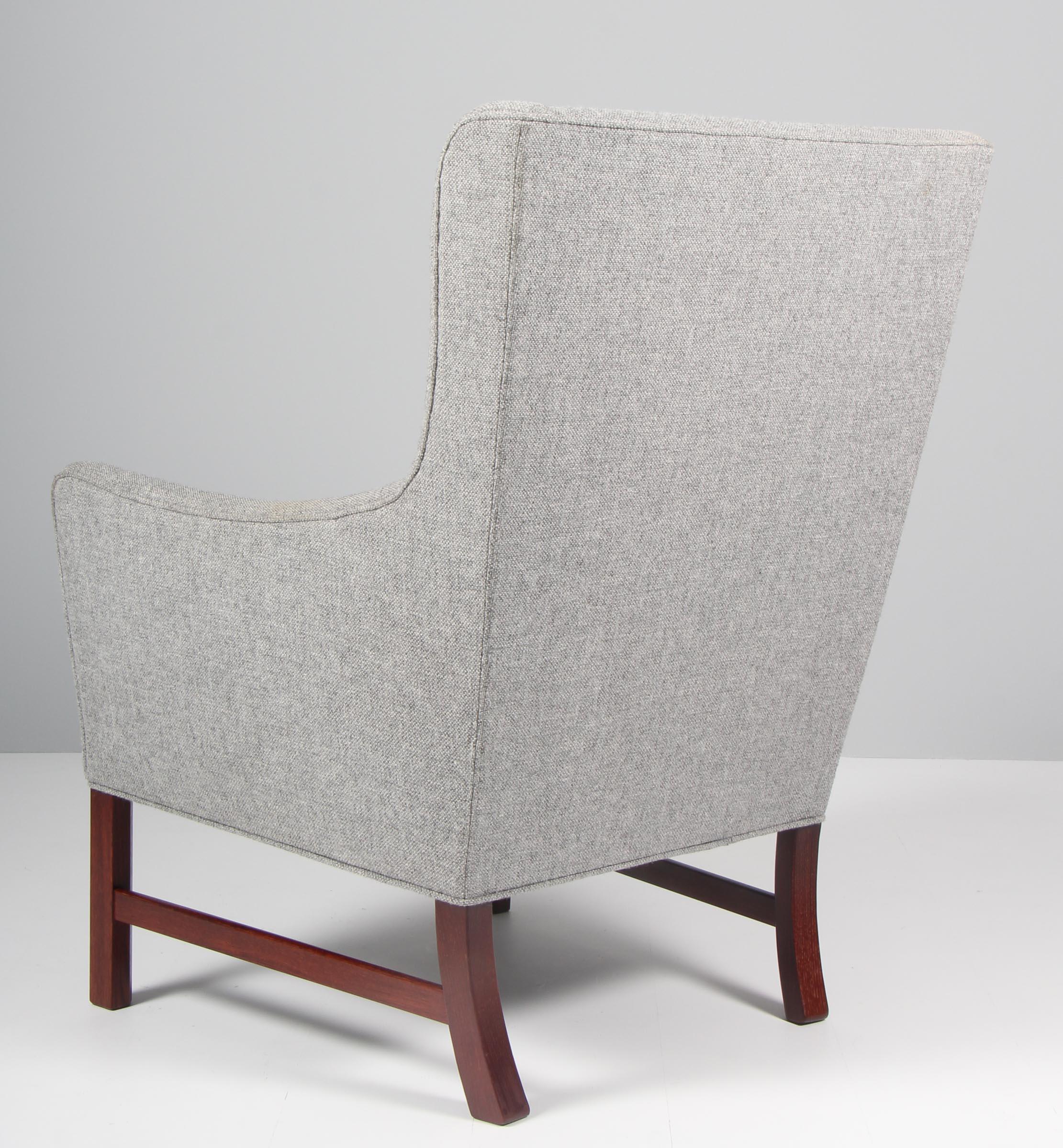 Mid-20th Century Ole Wanscher Lounge Chair For Sale
