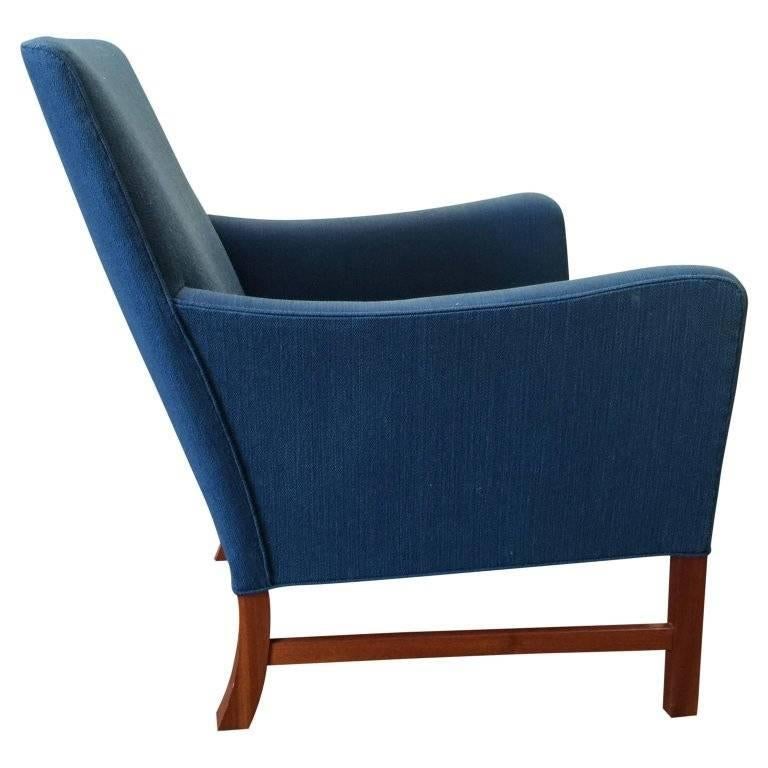 Mid-20th Century Ole Wanscher Lounge Chair