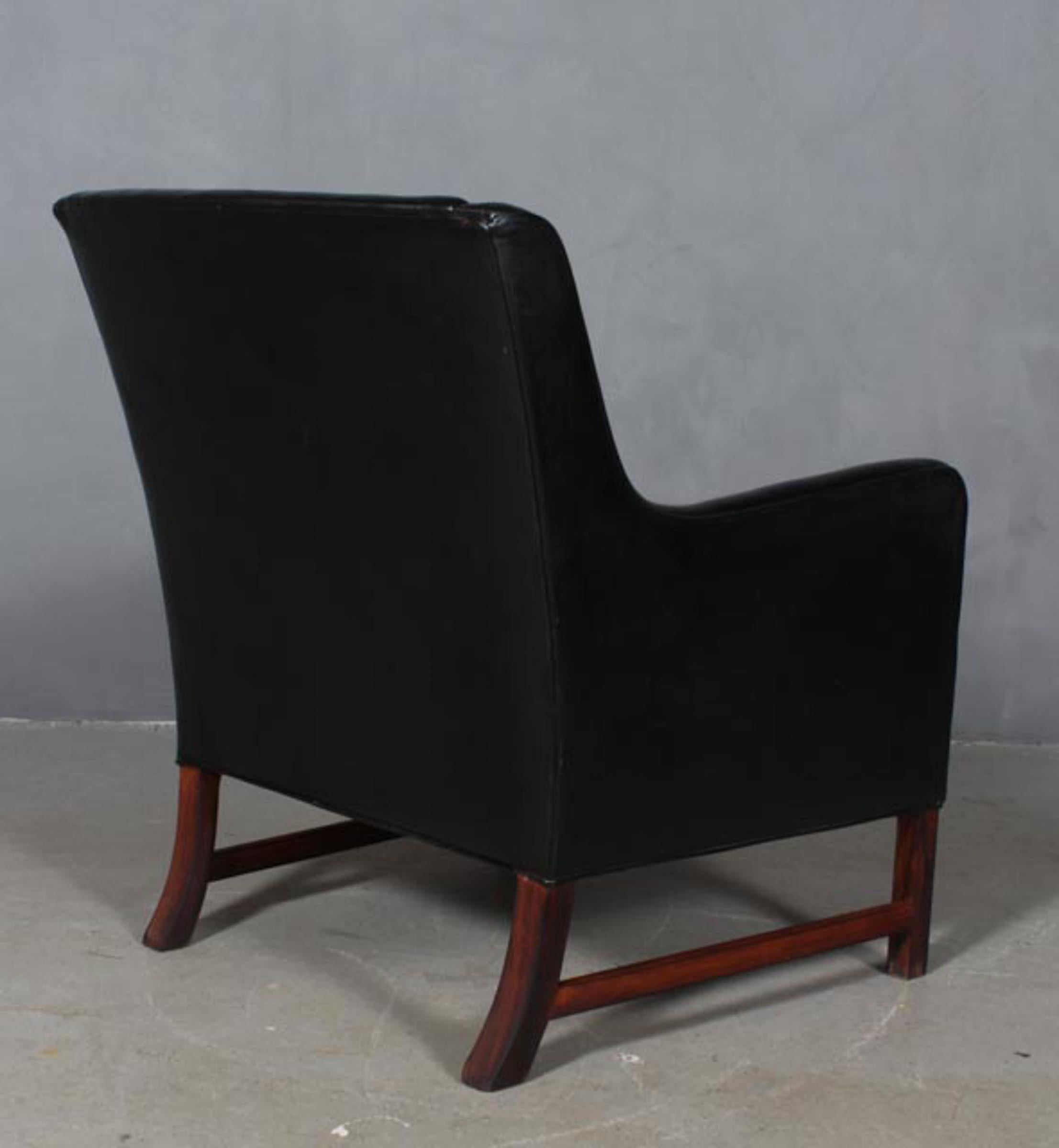 Leather Ole Wanscher Lounge Chair