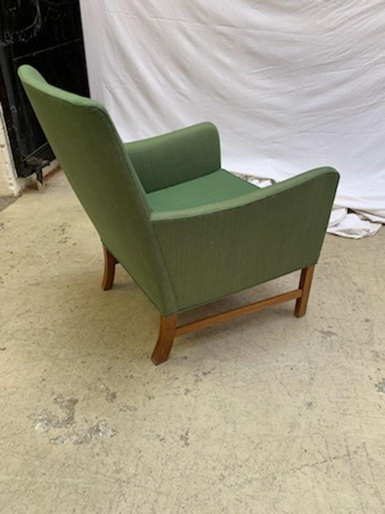 Silla de salón Ole Wanscher Tela en venta